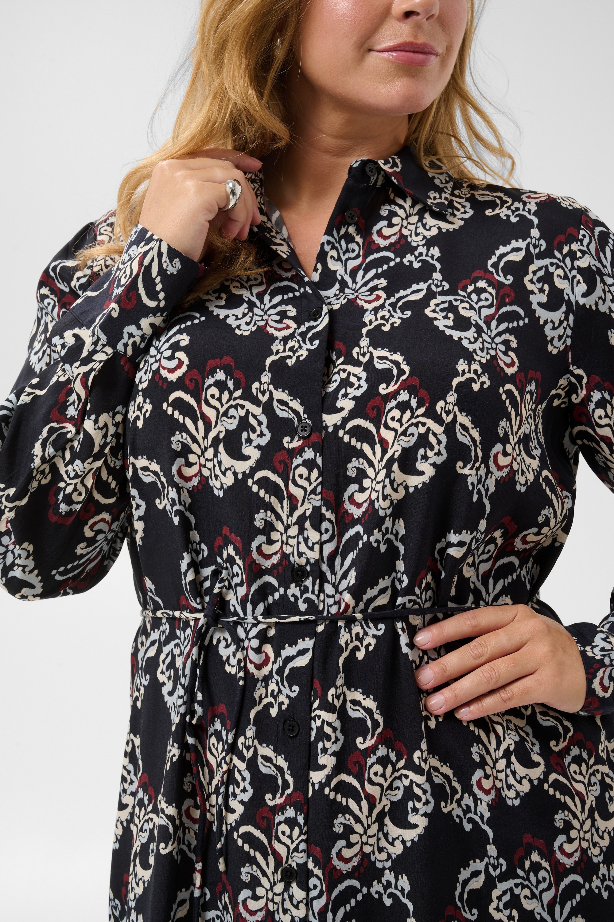 KAFFE Curve Midikleid »KAFFE Curve Kleid KChipe«