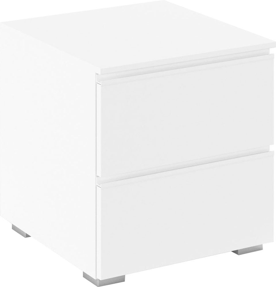 rauch "Nachttisch Nachtkonsole Nachtschrank MAINZ" Breite 40 cm, zwei praktische und geräumige Schubladen MADE IN GERMANY