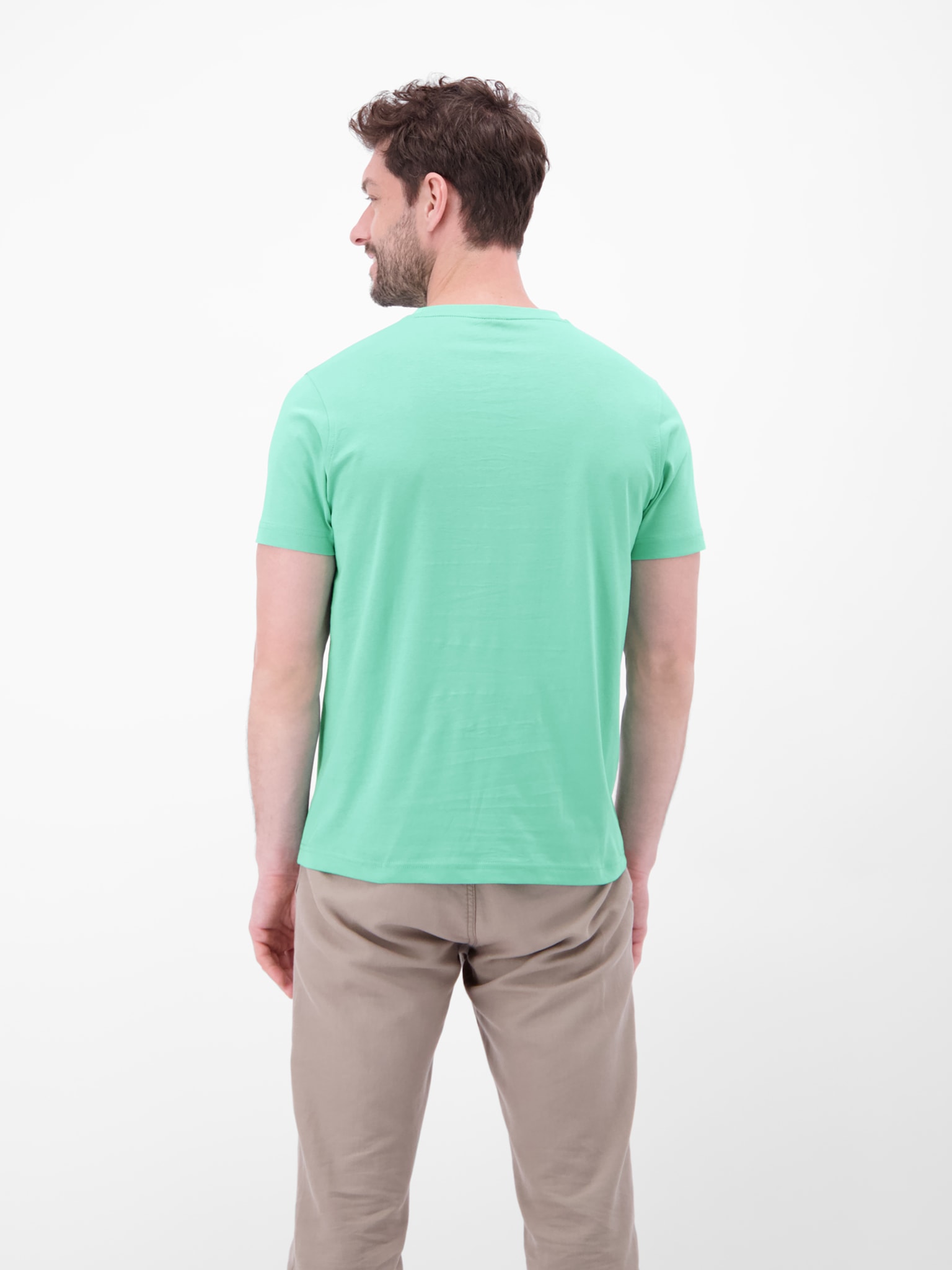 LERROS T-Shirt mit Logo-Stickerei