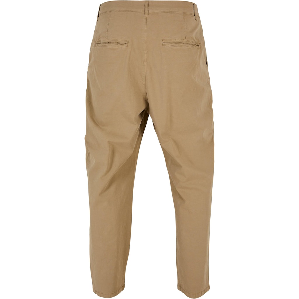 URBAN CLASSICS Stoffhose »Urban Classics Herren Cropped Chino Pants«, (1 tlg.)