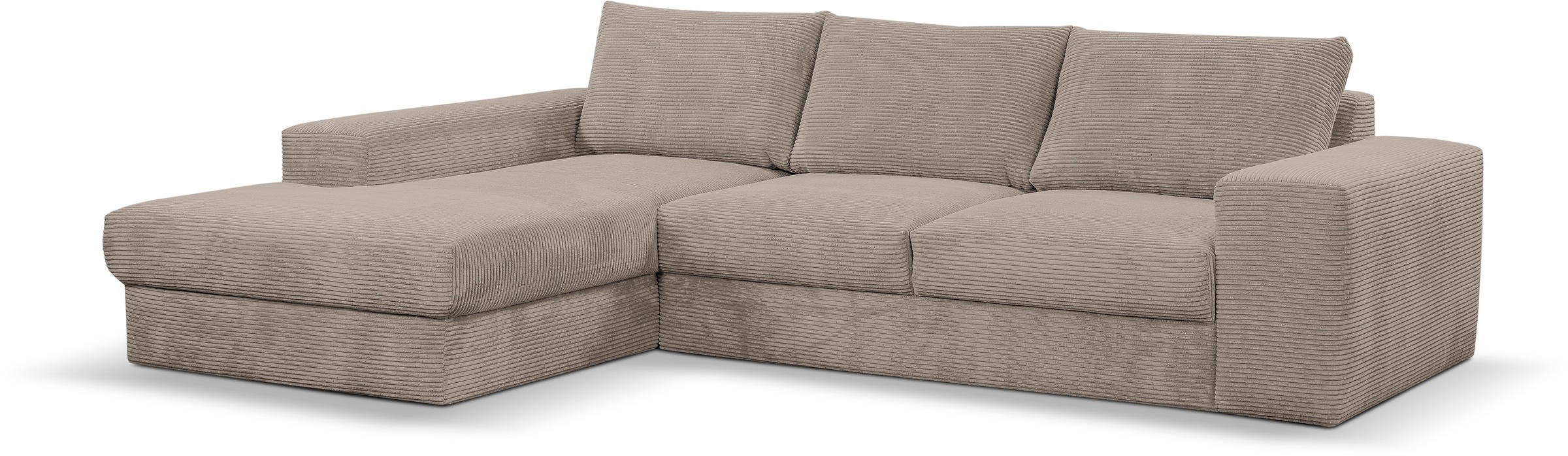 Thumbnail - WERK2 Ecksofa Rozzana, in modischem Cord-Bezug