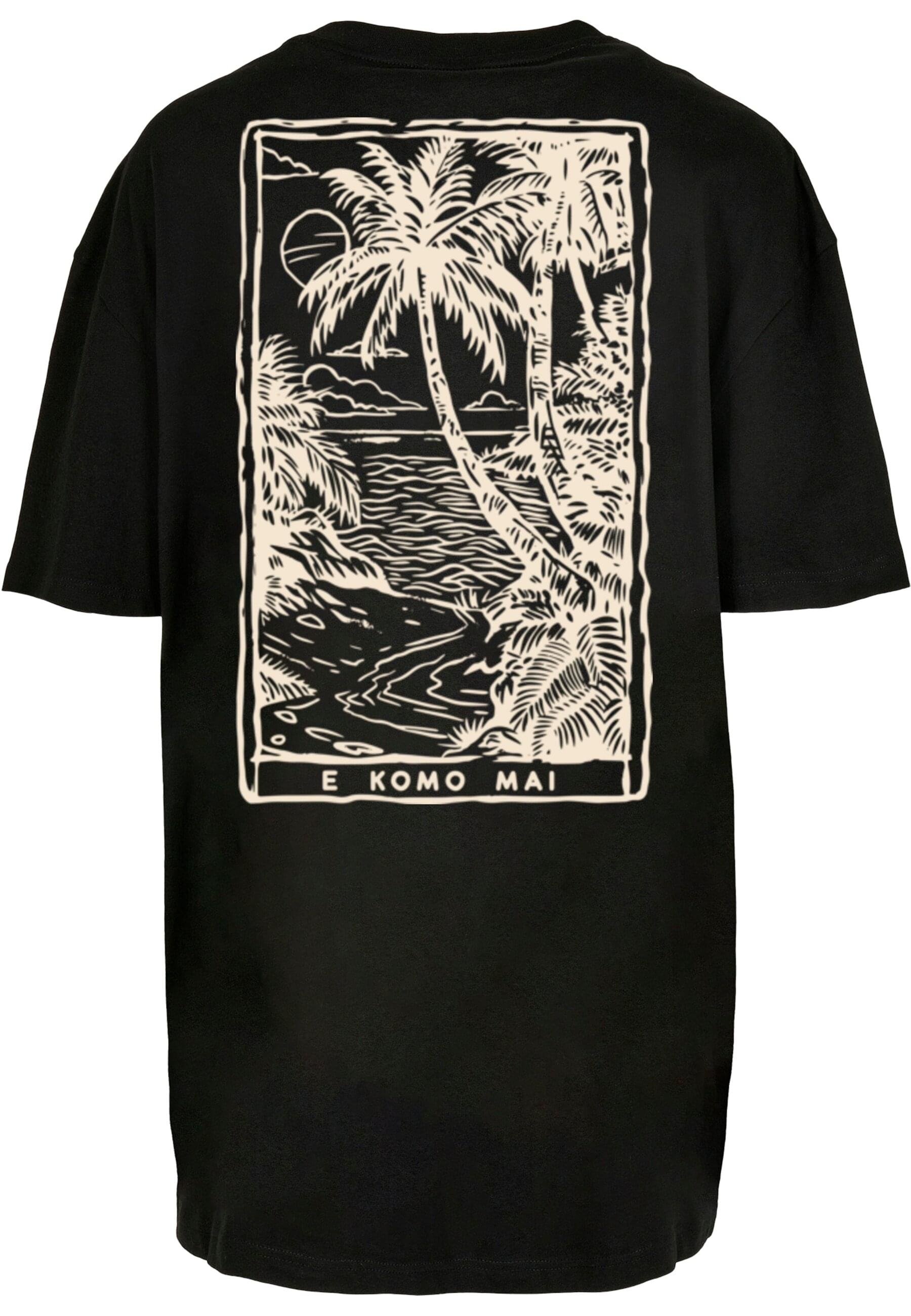 Merchcode T-Shirt "Merchcode Ladies Hawai Oversized Tee" 1 Stk. tlg. günstig online kaufen