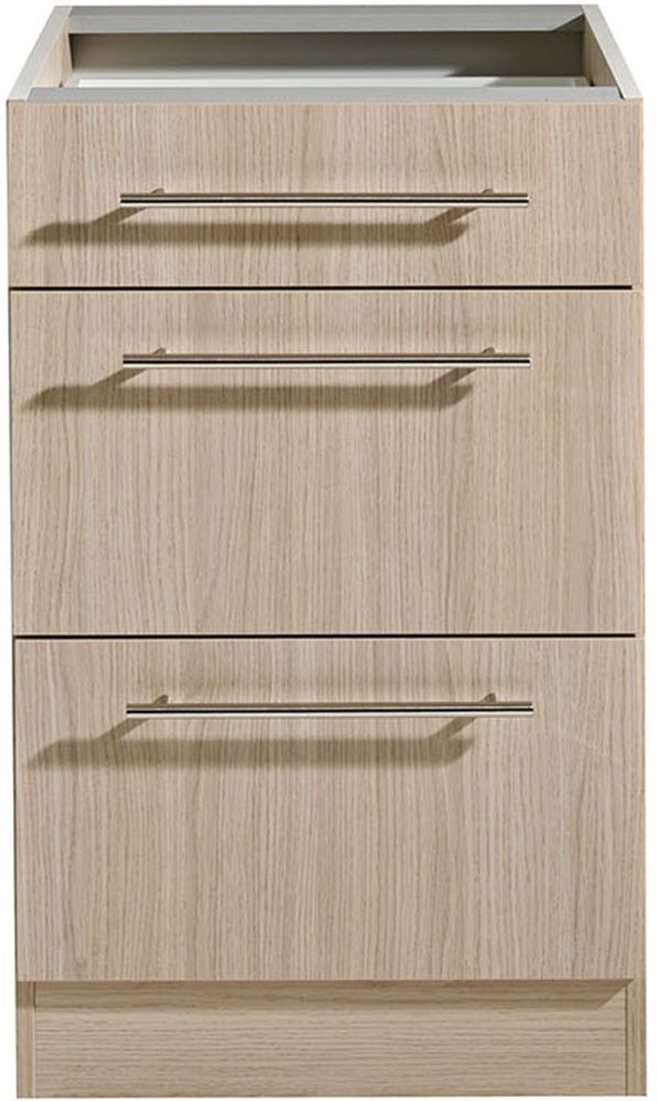 wiho Küchen Unterschrank "Filo" 50 cm breit, mit 2 großen Auszügen ohne Arb günstig online kaufen