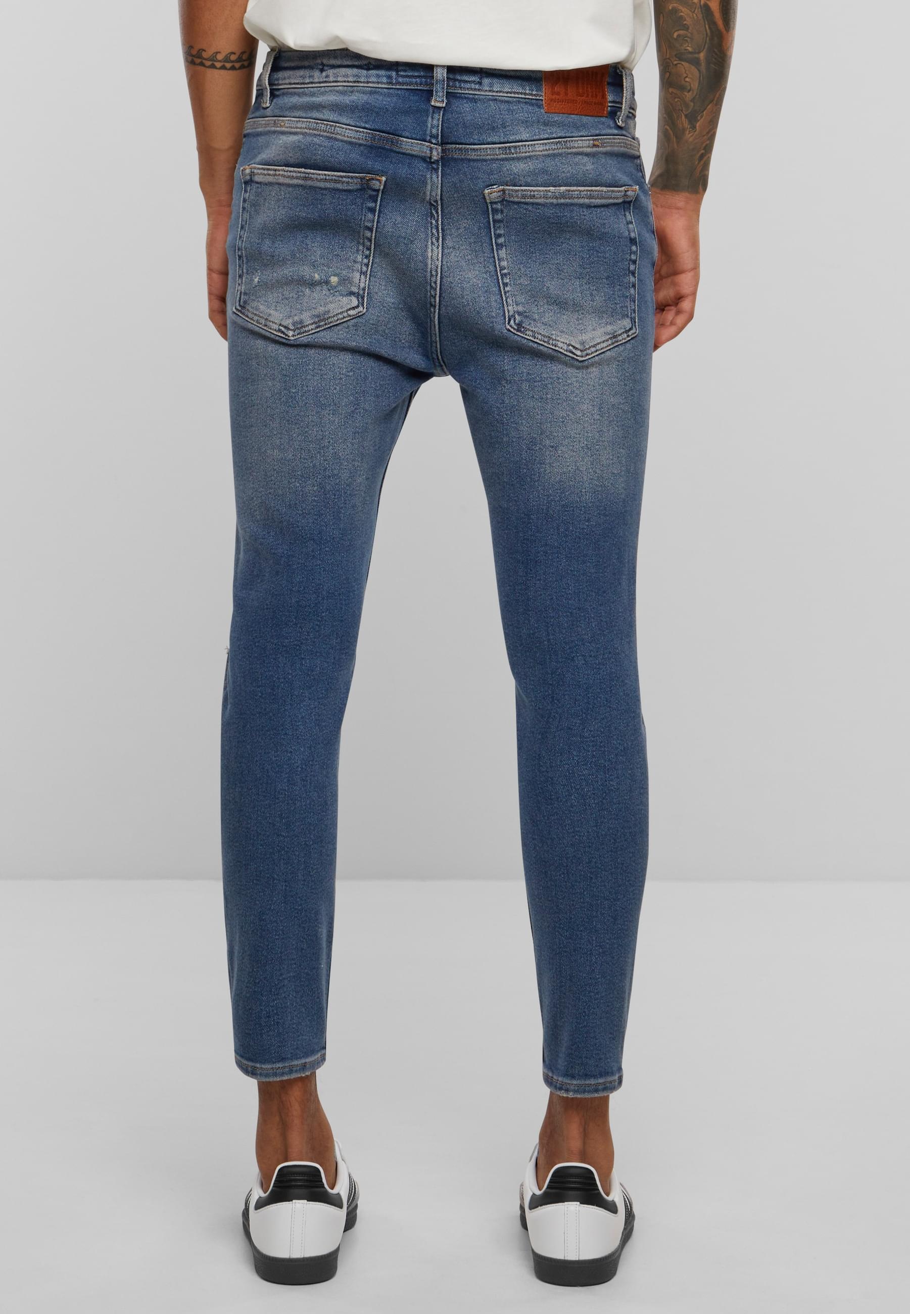 2Y Studios Bequeme Jeans »2Y Studios Herren 2Y Destroyed Skinny Cropped Denim«