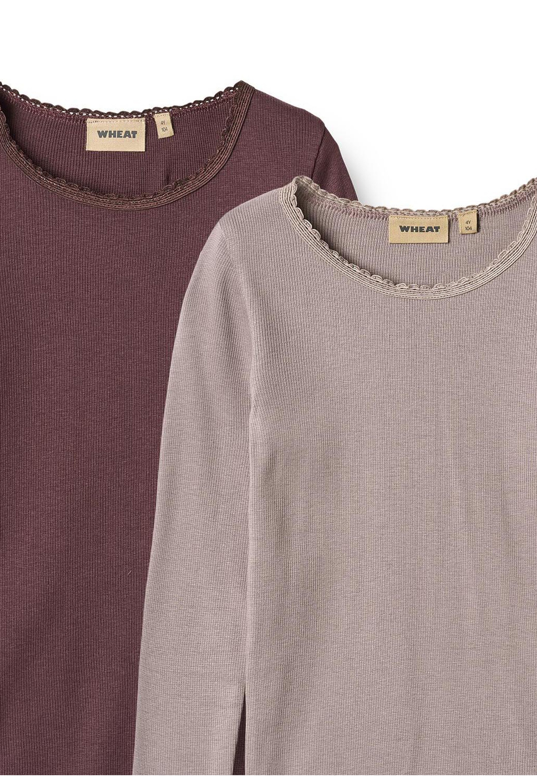 Thumbnail - WHEAT Longsleeve "WHEAT 2 Rib T-Shirt L/S Reese" 1