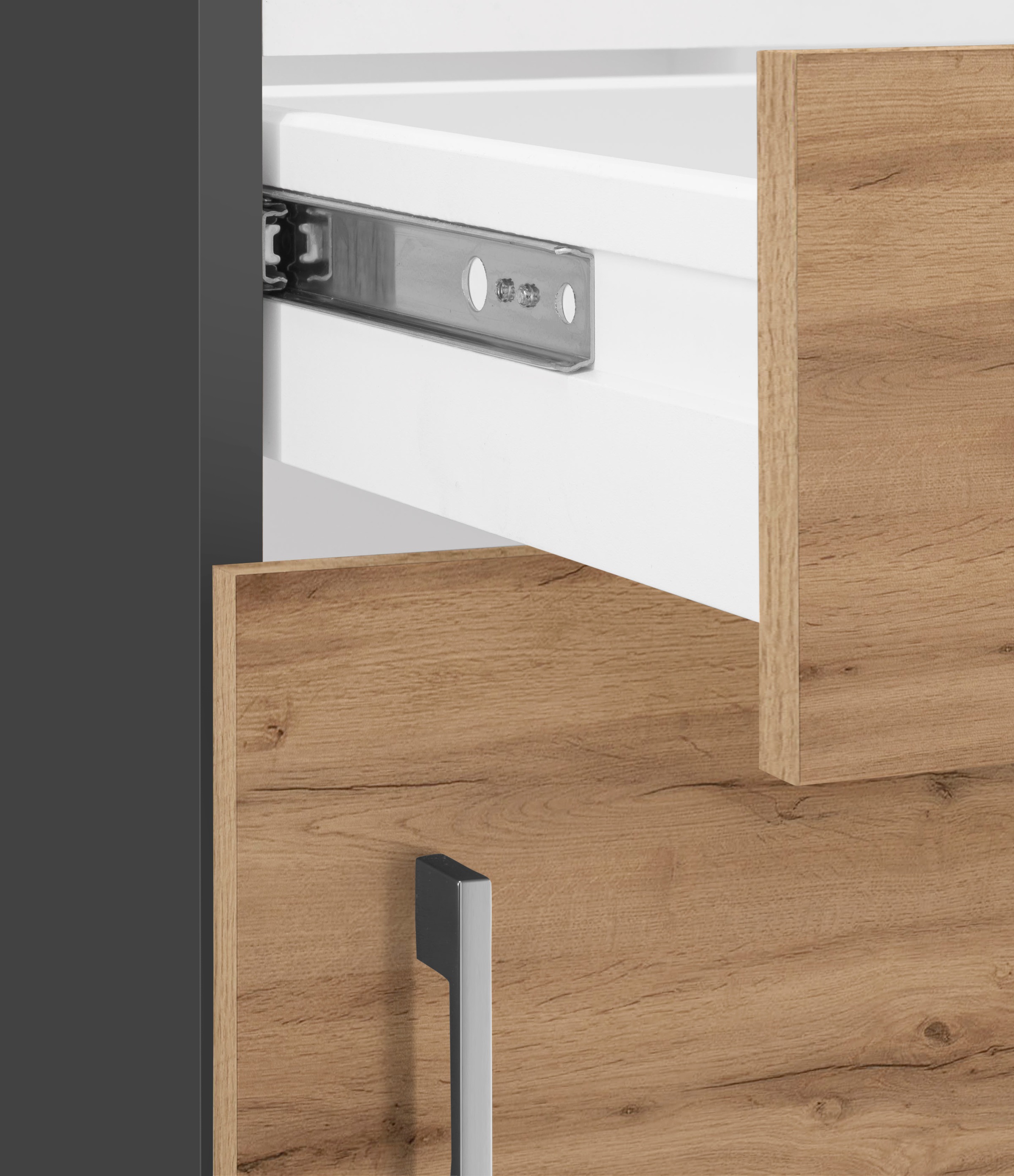 KOCHSTATION Küchenzeile »KS-Colmar« mit E-Geräten, Breite 270 cm