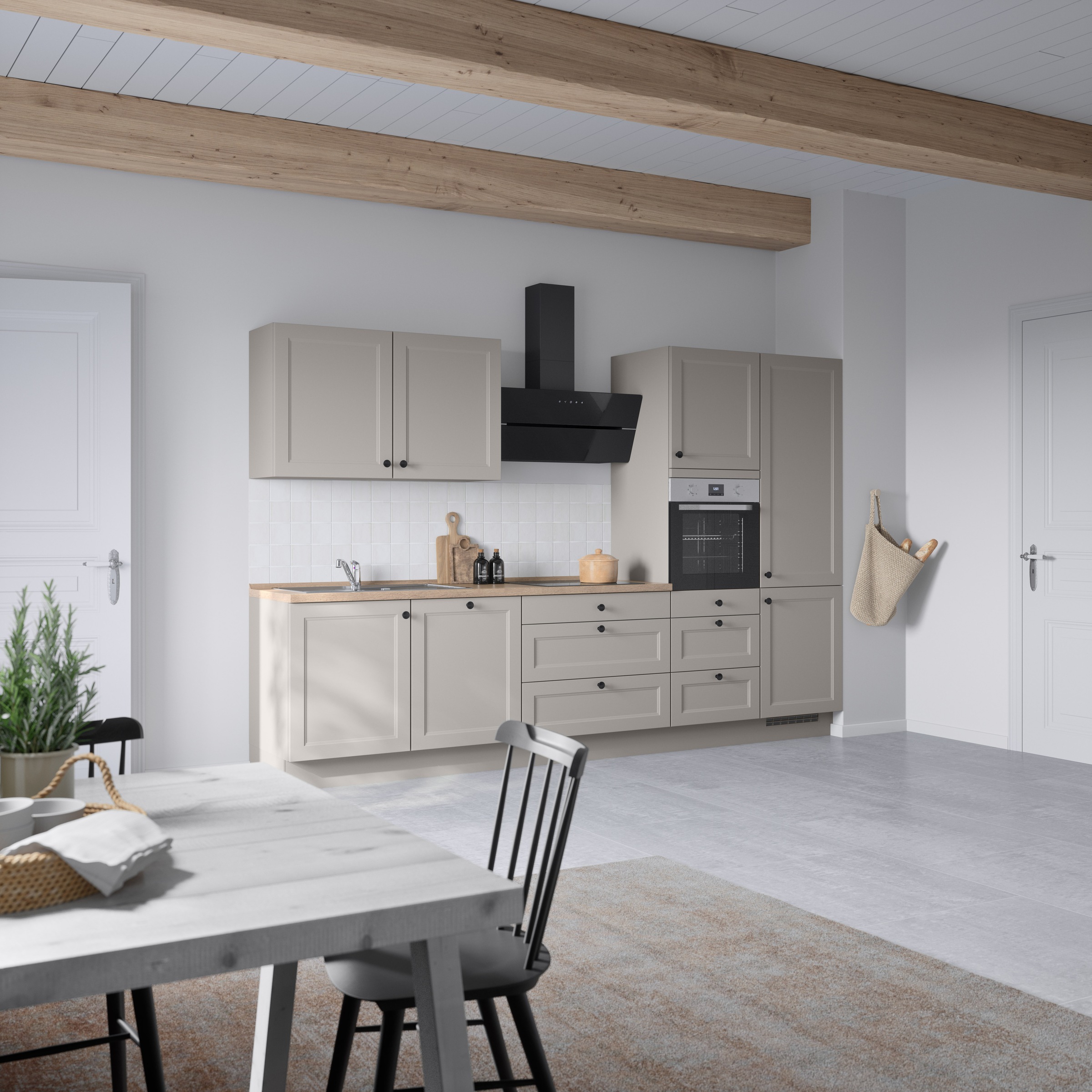nobilia® Küchenzeile »"Cascada II"«, vormontiert, Ausrichtung wählbar, Breite 330 cm, wahlw. mit E-Geräten