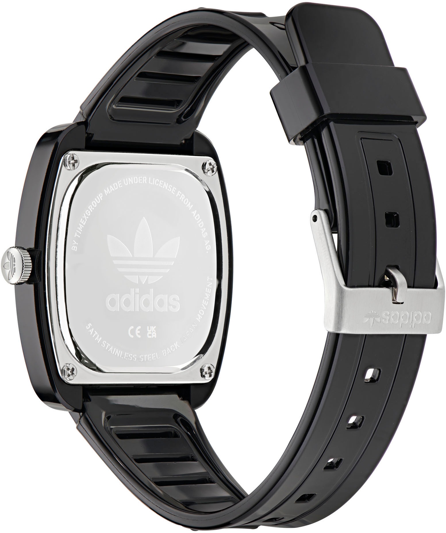 adidas Originals Quarzuhr »RETRO WAVE TWO«, Armbanduhr, Herrenuhr, Damenuhr, unisex, Kunststoffarmband