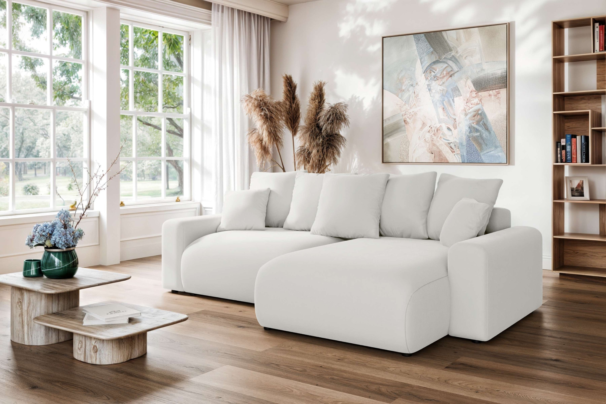 Home affaire Ecksofa "LAKESIDE klein mit Bettfunktion und Bettkasten, B/T/H günstig online kaufen