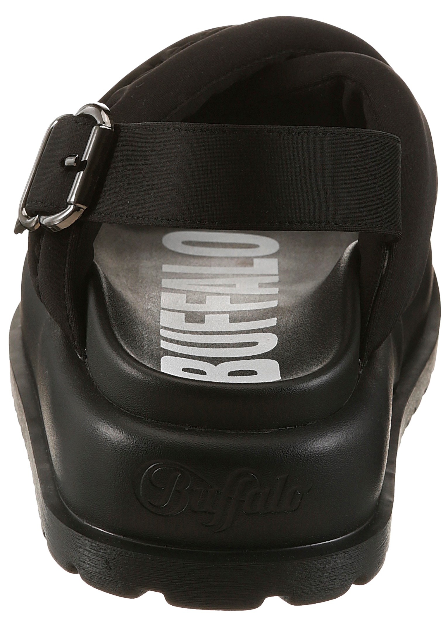Buffalo Plateausandale  Sandalette, Sommerschuh mit gekreuzter Bandage