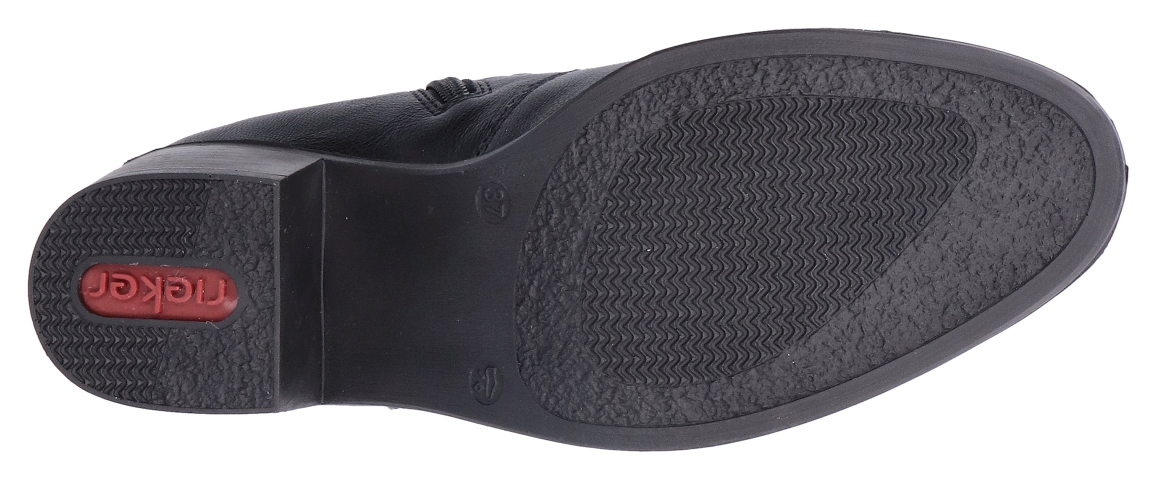Rieker Stiefelette, Ankleboots, Blockabsatz, mit Innenreißverschluss