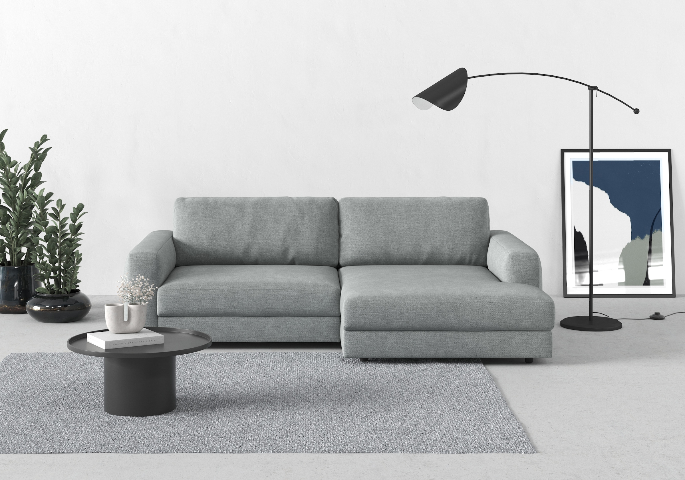 TRENDMANUFAKTUR Ecksofa »Bourbon«, (2 St.), mit extra hohem Sitzkomfort, auch in Cord erhältlich