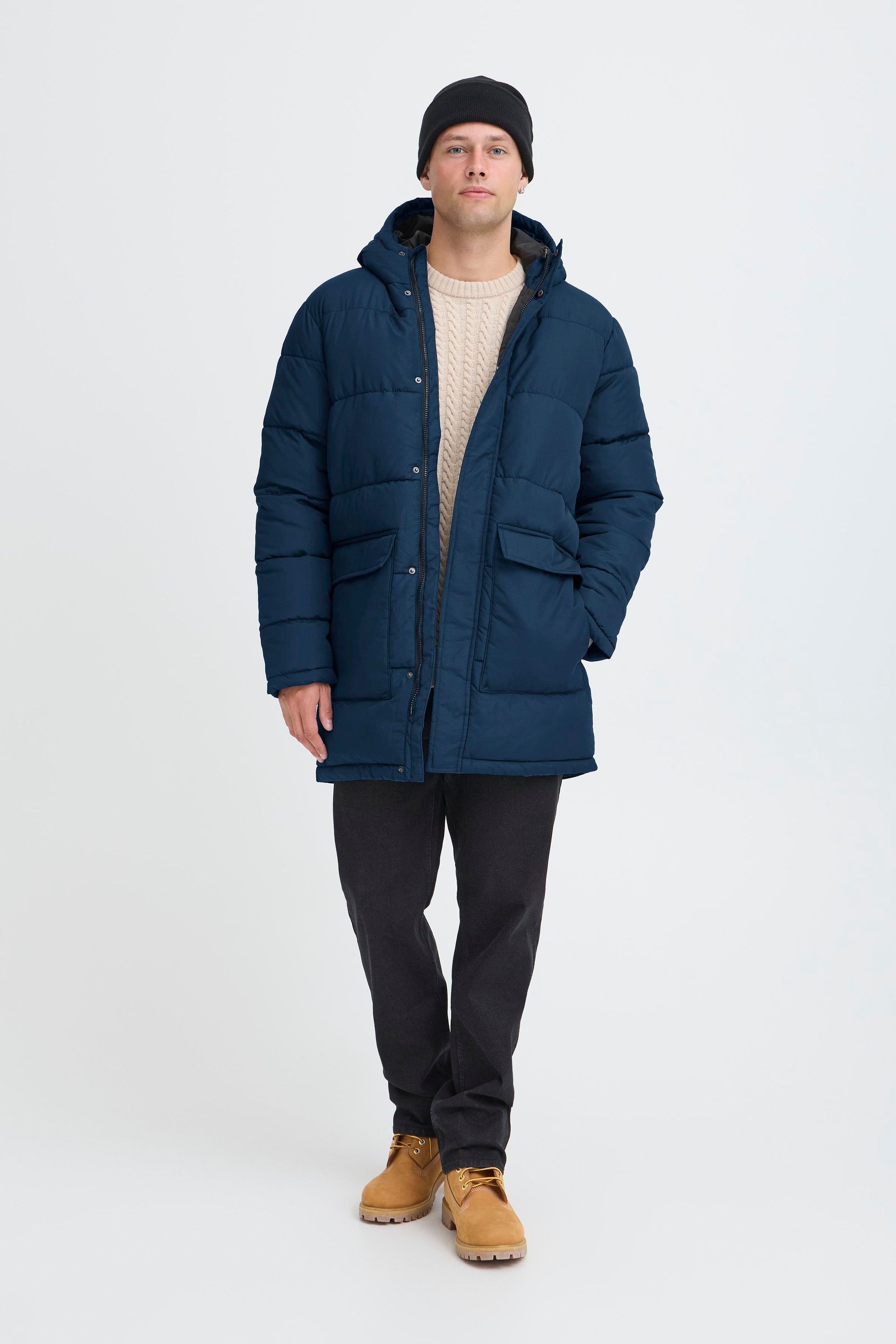 BLEND BHElkas Quilted Coat Men Blue S 2