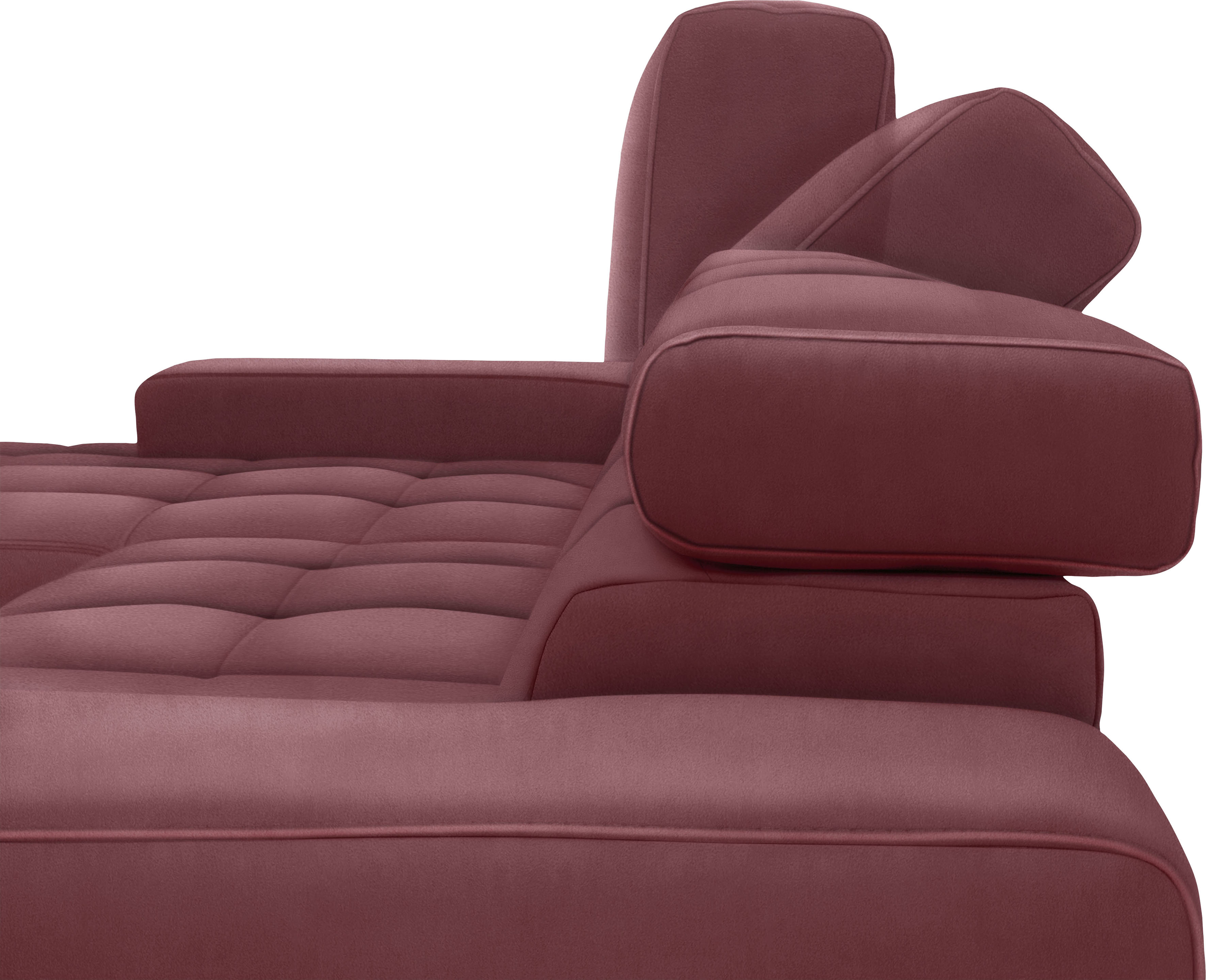 Thumbnail - DOMO collection Ecksofa "Cunelli tolle Sitznähte als Designelement, fester Sitzkomfort, L-Form" wahlweise mit 6-fach ver...