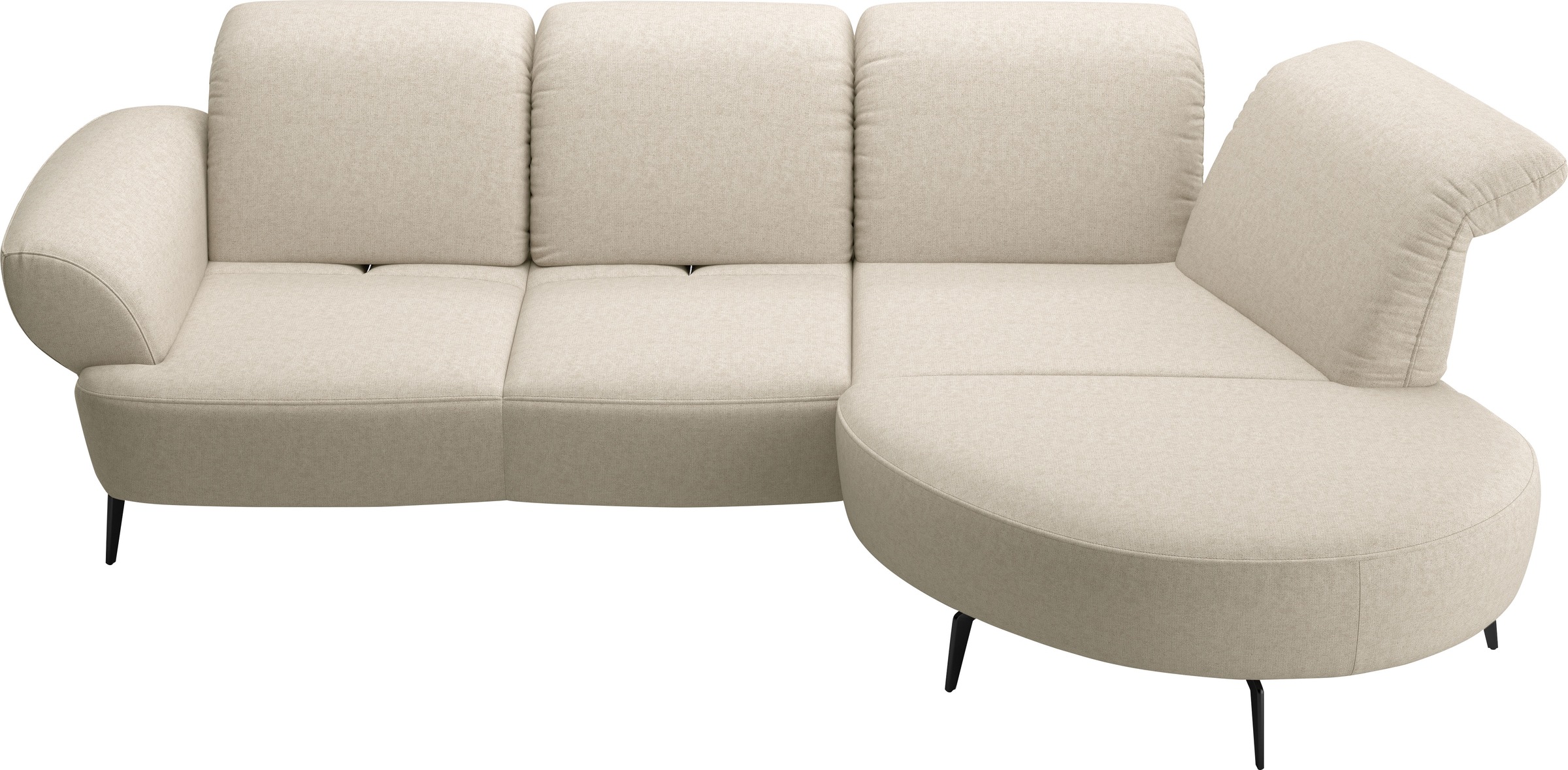 sit&more Ecksofa "Dance", inkl.System Click&Seat und Sitztiefenverstellung günstig online kaufen