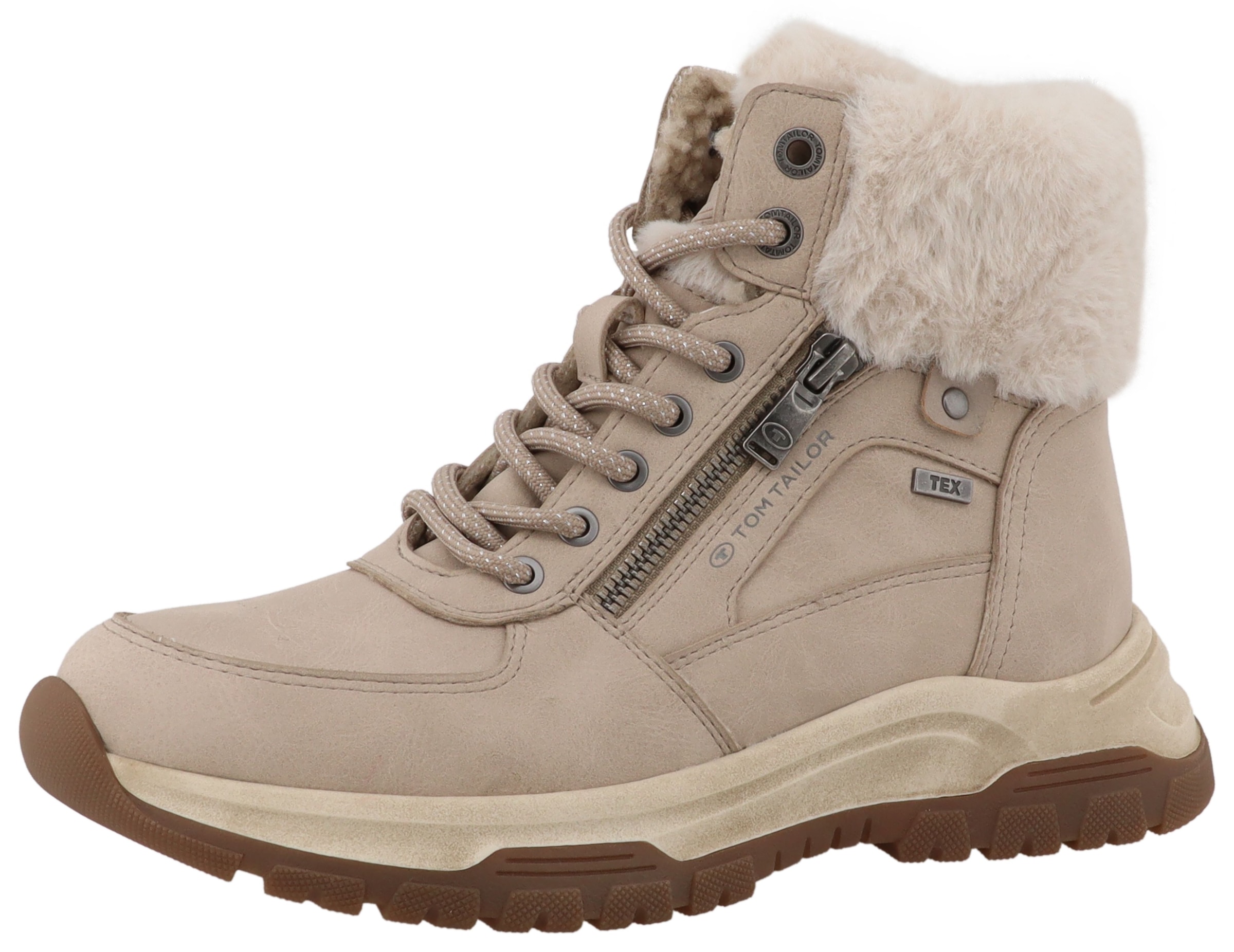 TOM TAILOR Winterboots, Winterboots, Schnürboots mit TEX-Membrane günstig online kaufen