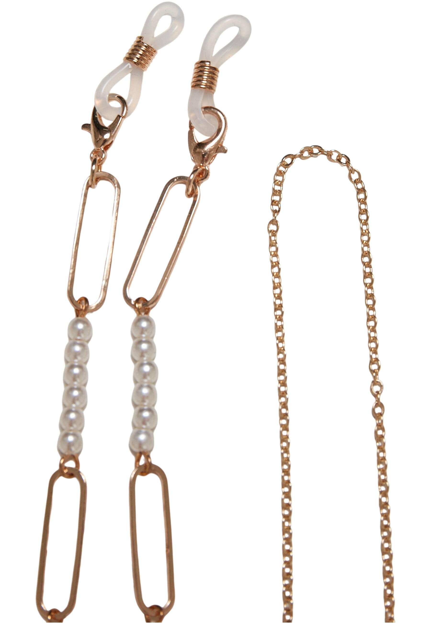 URBAN CLASSICS Armband »Urban Classics Unisex Multifunctional Chain With Pearls 2-Pack«