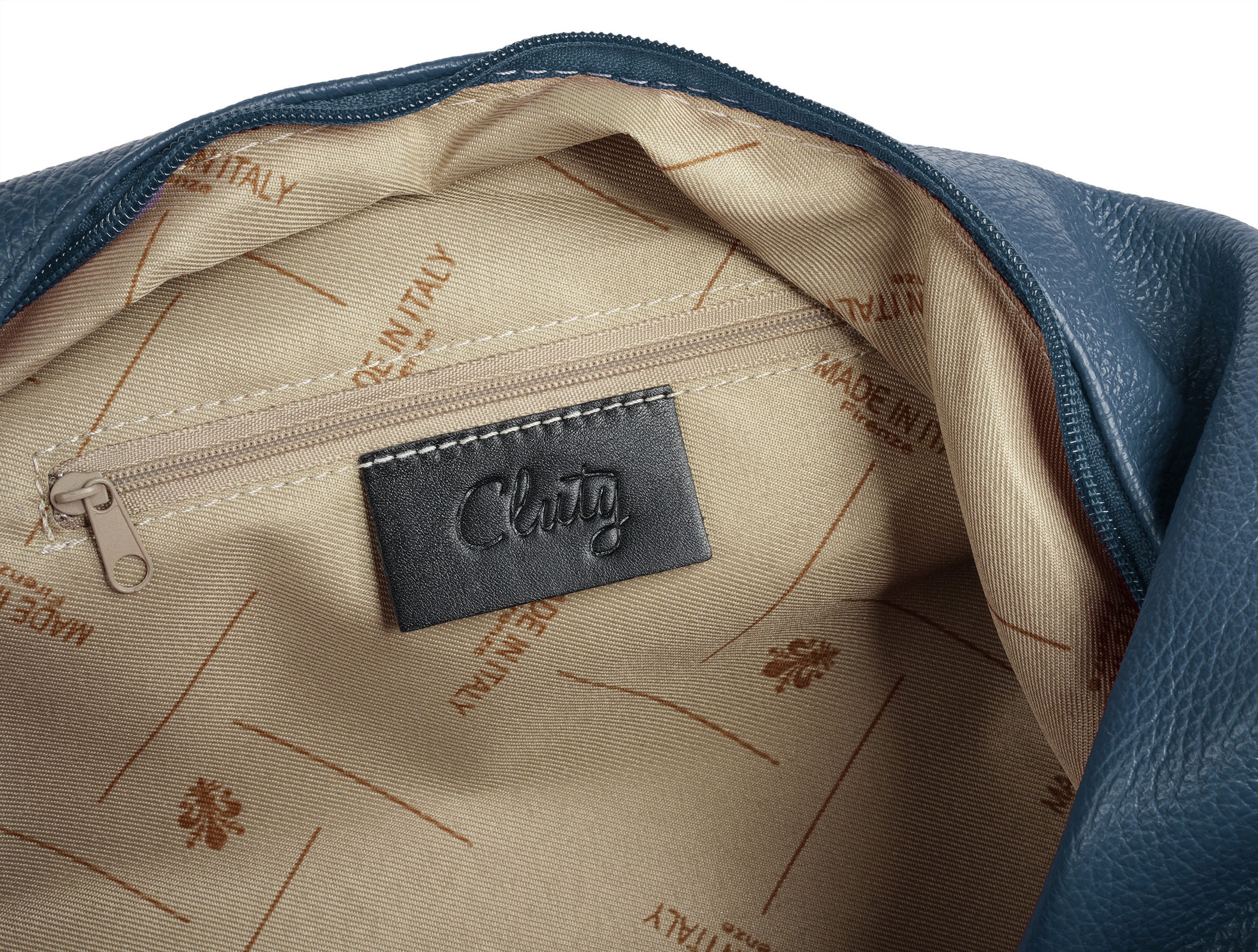 Cluty Shopper, echt Leder, Made in Italy