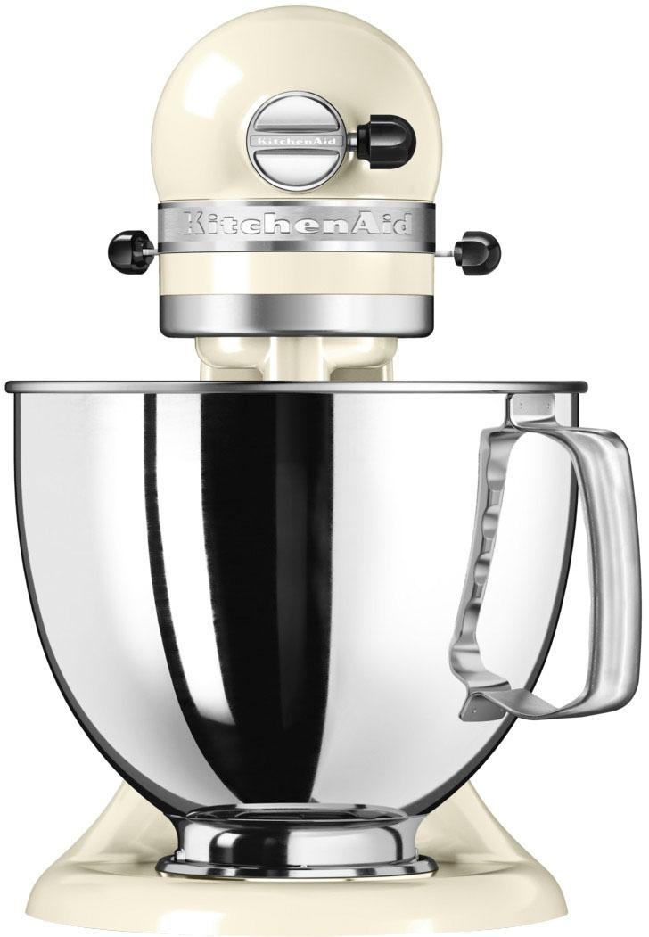 KitchenAid Küchenmaschine »5KSM175PSEAC+5KSMVSA ALMOND CREAM«, mit Gratis Gemüseschneider und 3 Trommeln (Wert ca. 129,-€ UVP)