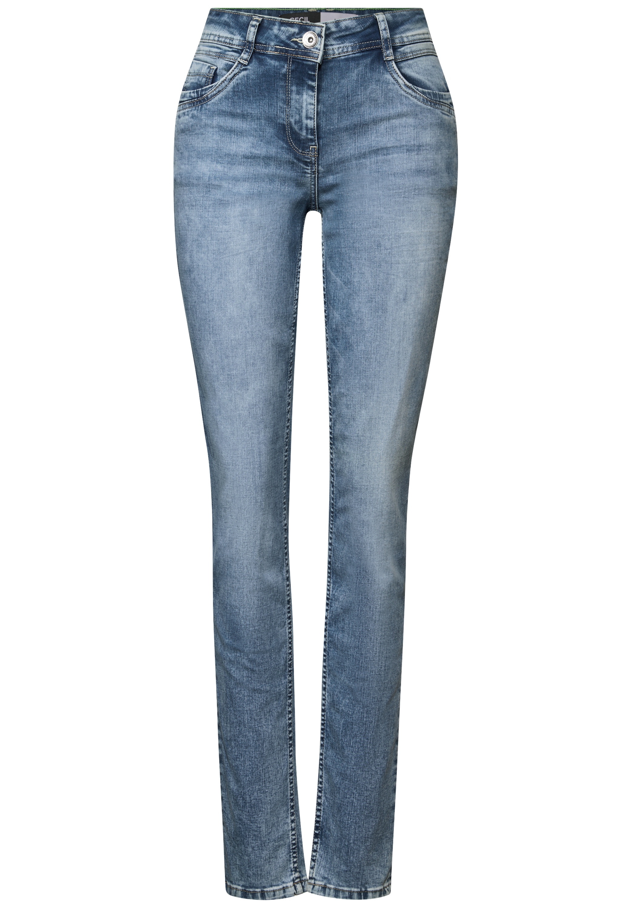 Cecil Gerade Jeans, Middle Waist