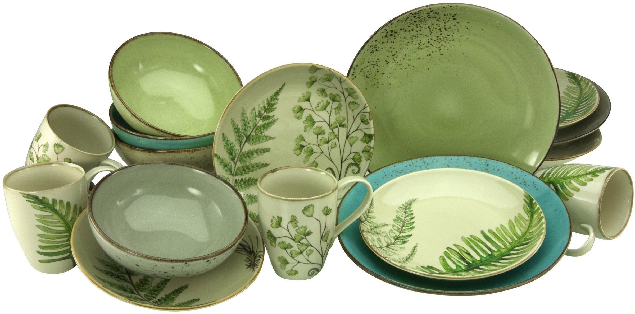CreaTable Kombiservice »Geschirr-Set Botanica« (...