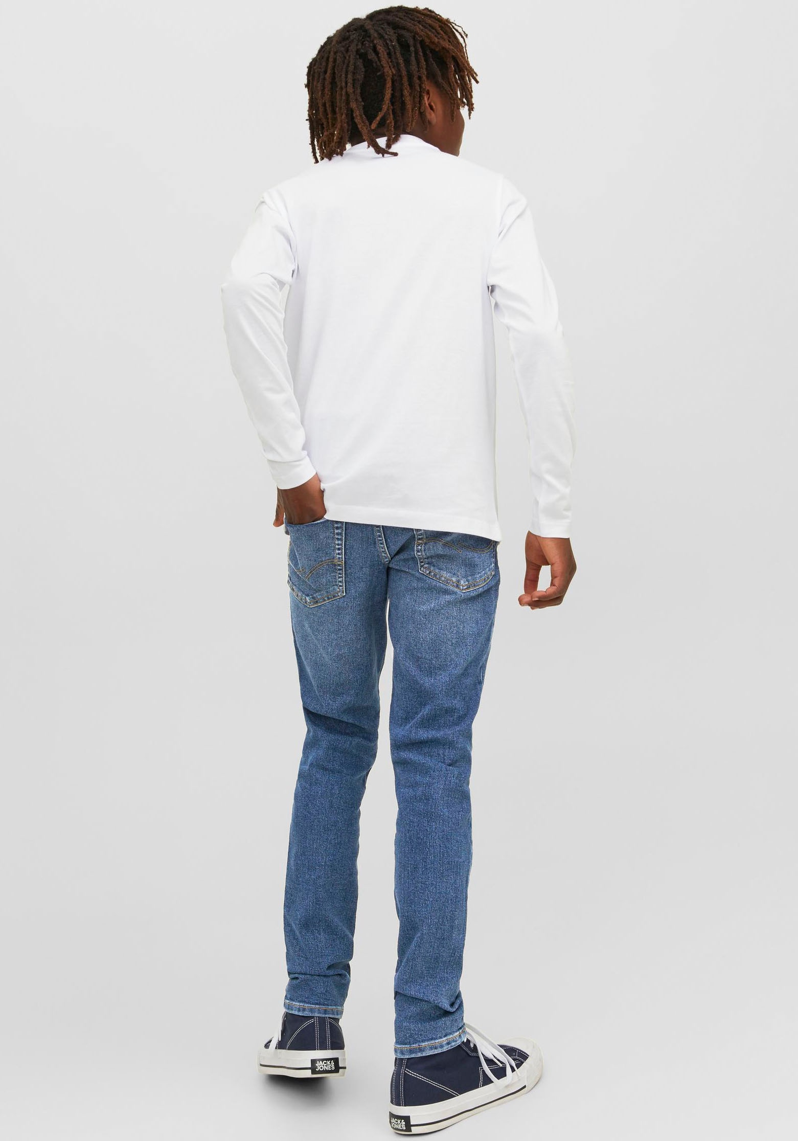 Jack & Jones Junior Slim-fit-Jeans »JJIGLENN JJORIGINAL MF 073 NOOS JNR«