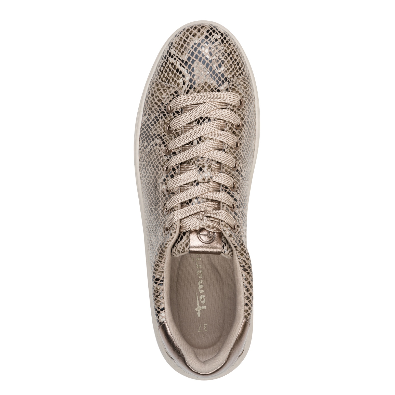 Tamaris Plateausneaker, Freizeitschuh, Halbschuh, Schnürschuh in veganer Verarbeitung