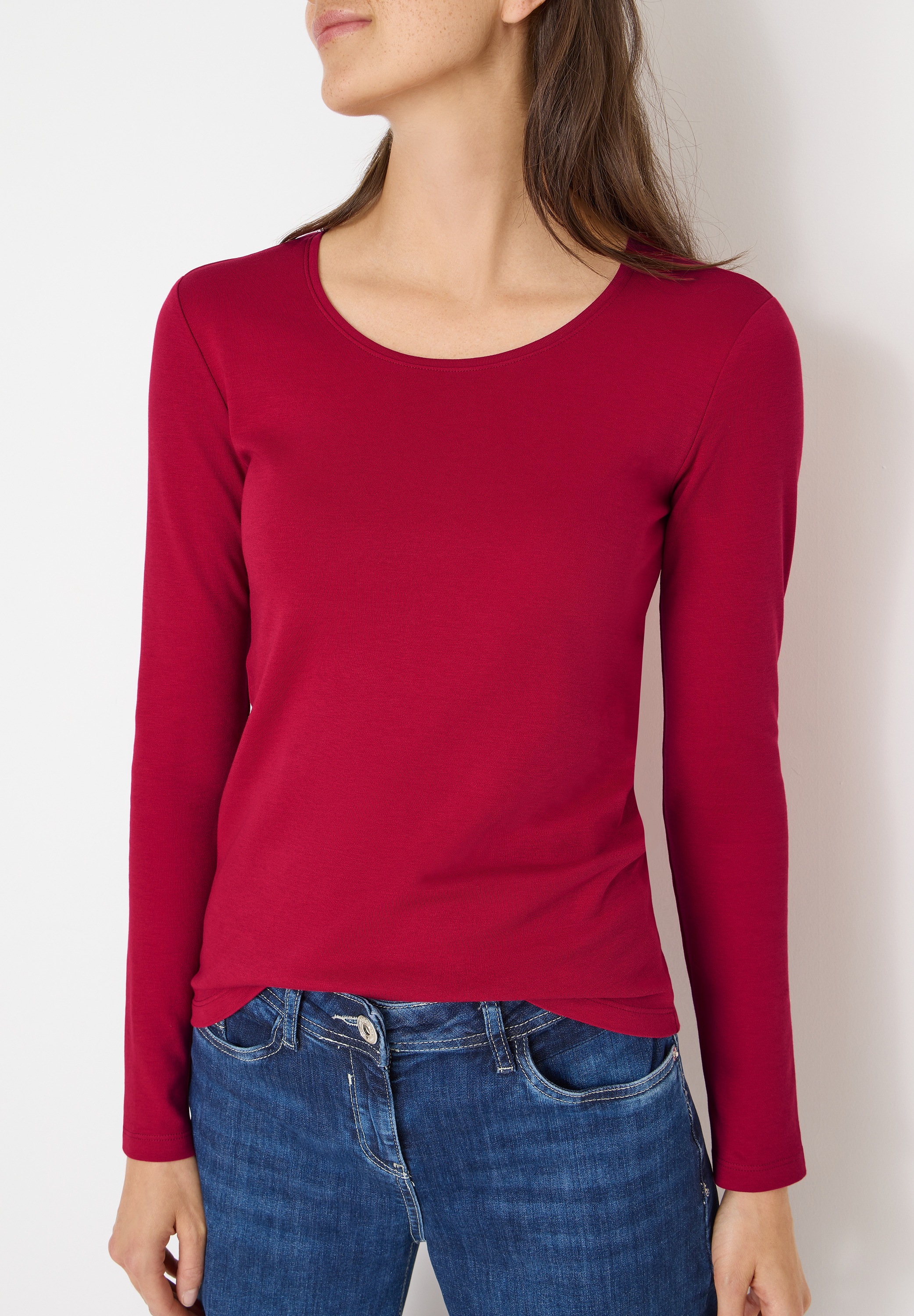 Cecil Langarmshirt "Style Pia" günstig online kaufen