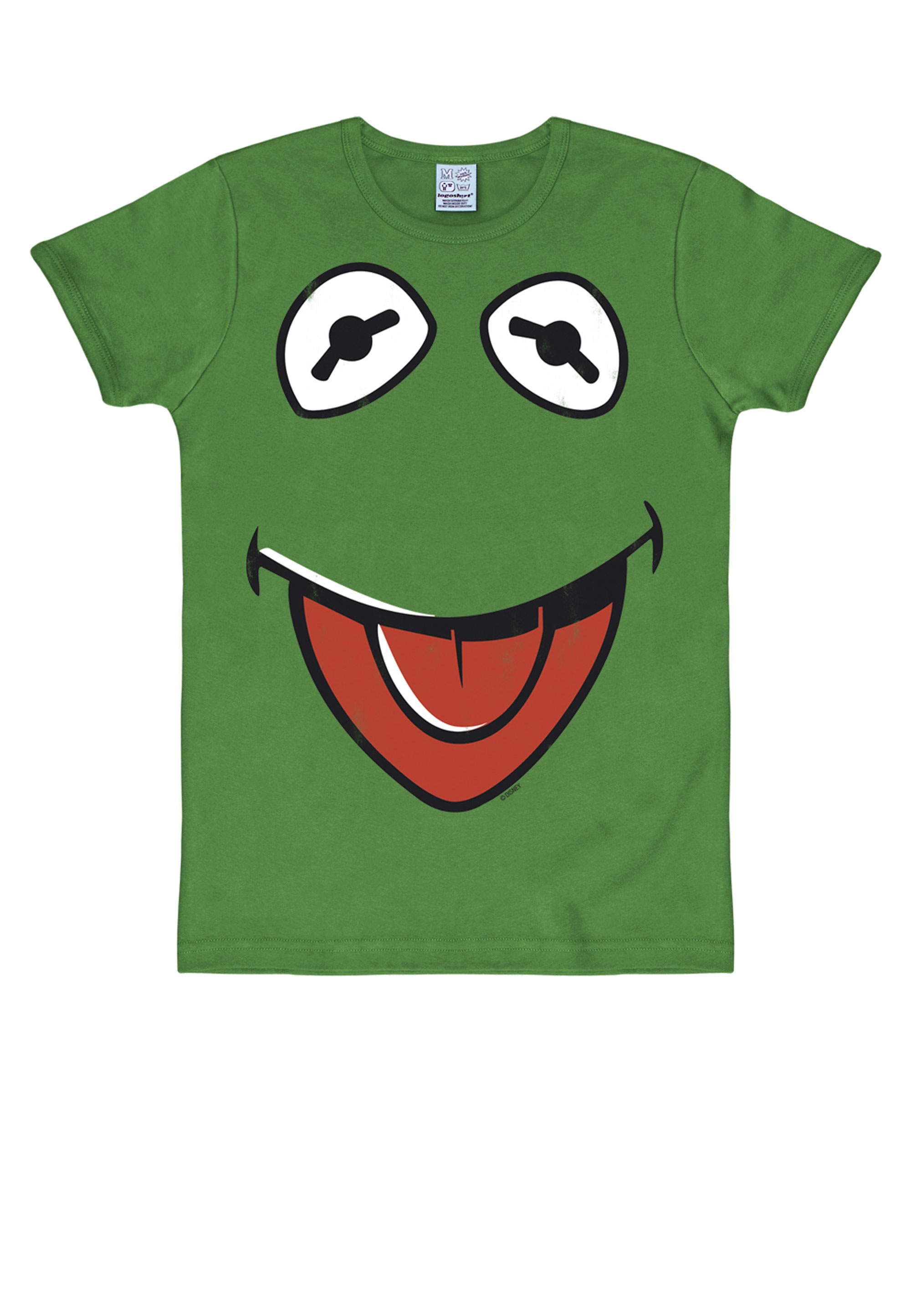 LOGOSHIRT T-Shirt »Kermit der Frosch«, mit witzigem Frontprint