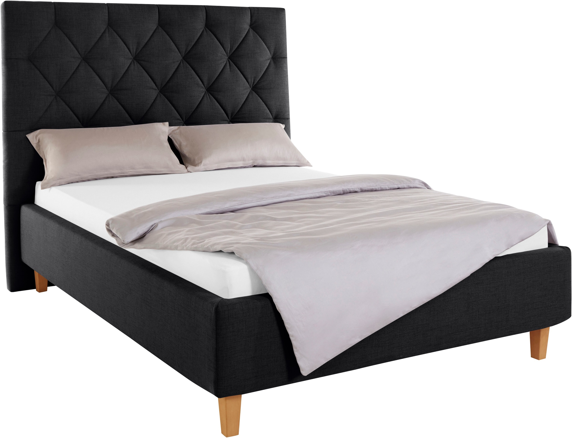 Home affaire Polsterbett "Sunley 140" Kreuzsteppung, Kopfteilhöhe 142 cm, o günstig online kaufen