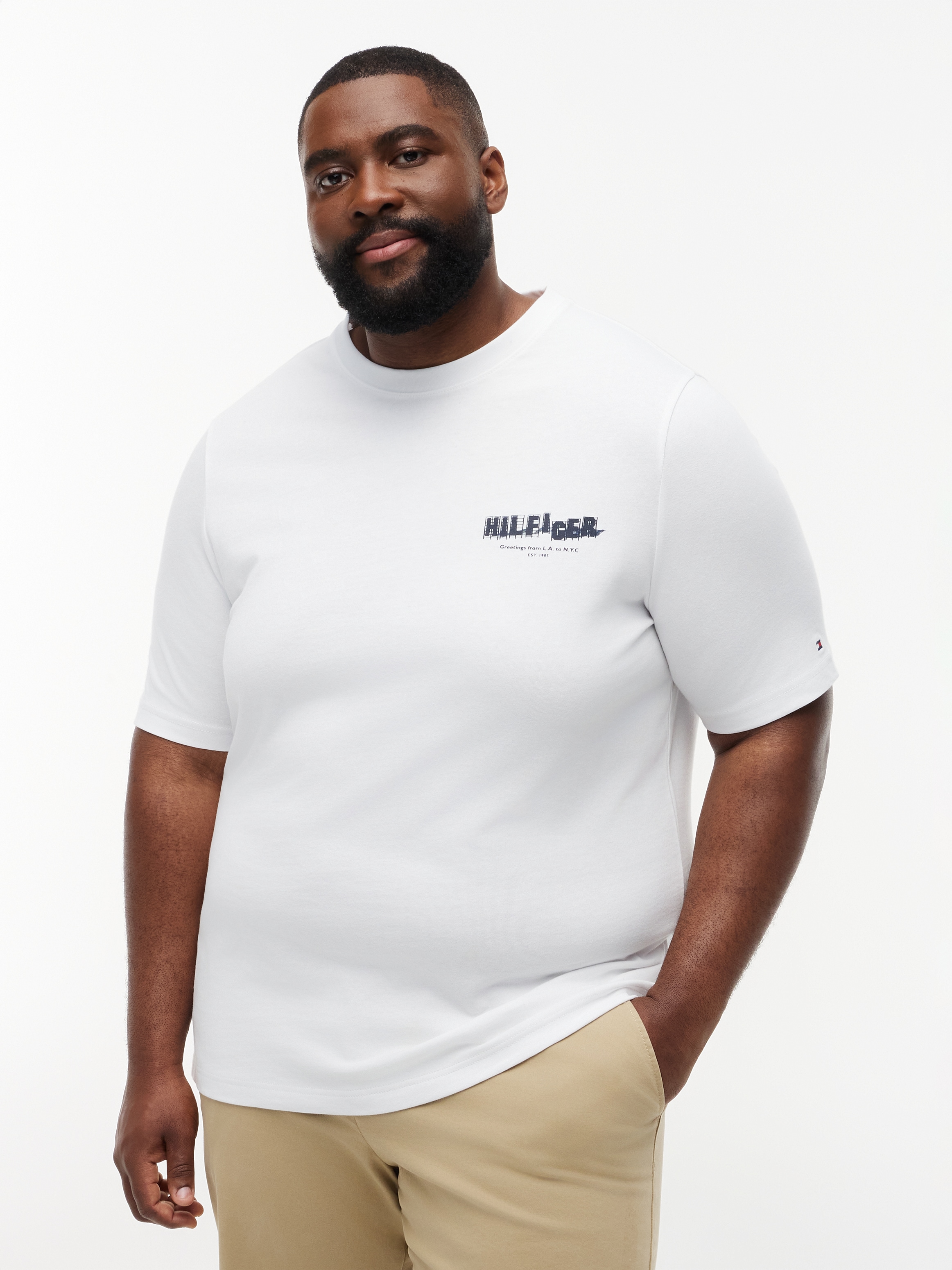 Tommy Hilfiger Big & Tall T-Shirt "BT-PHOTO PRINT HILFIGER" mit großem Rück günstig online kaufen