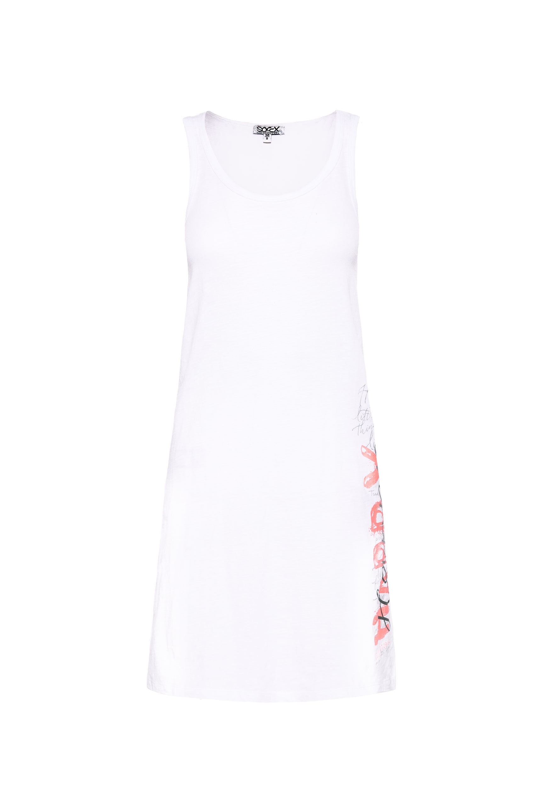 SOCCX Sommerkleid, mit Tanktop-Rücken
