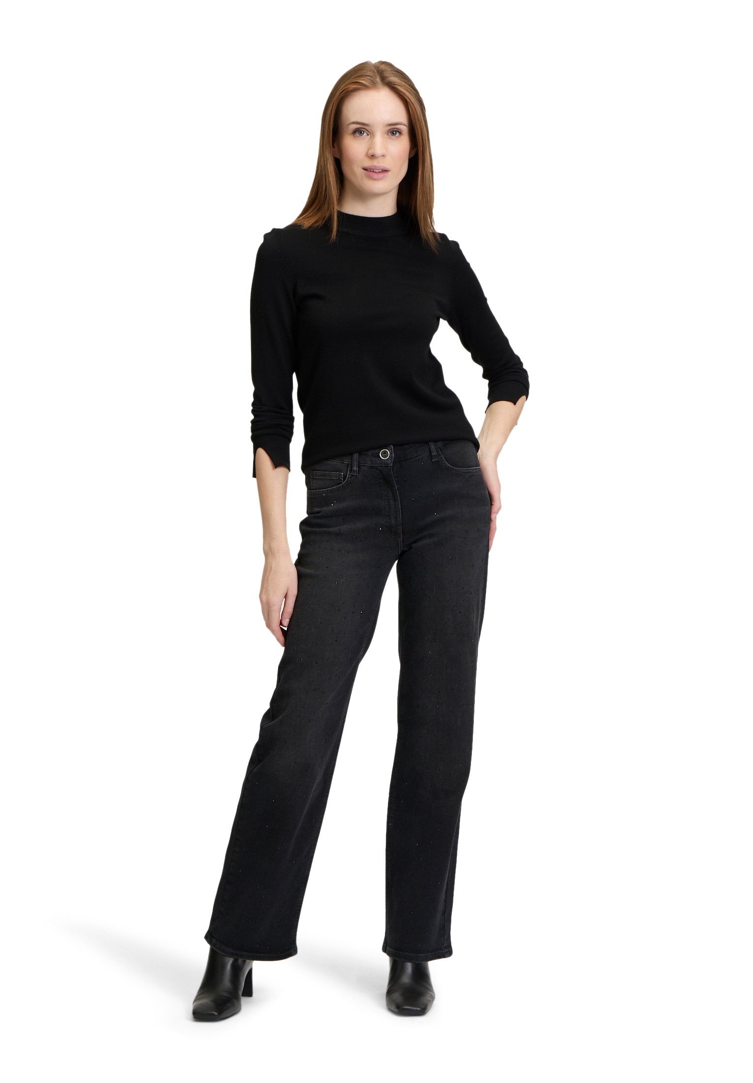 Betty Barclay Stretch-Jeans »Betty Barclay Stretch-Hose im Glitzer-Look«