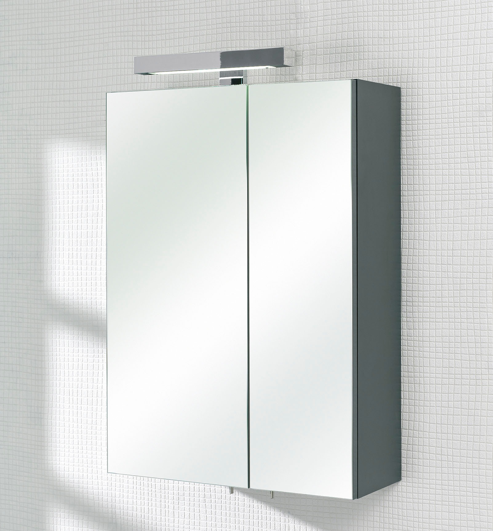 Saphir Badmöbel-Set »Quickset 311 7-teilig, Waschbeckenunterschrank und LED-Spiegelschrank«, (Set, 7 St.), inkl. Türdämpfer, Badezimmer-Set ohne Waschbecken, Badezimmer Schrank