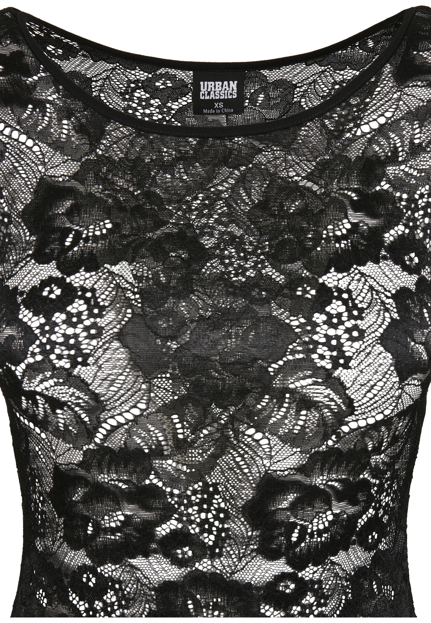URBAN CLASSICS Body »Urban Classics Damen Ladies Lace Longsleeve Body«
