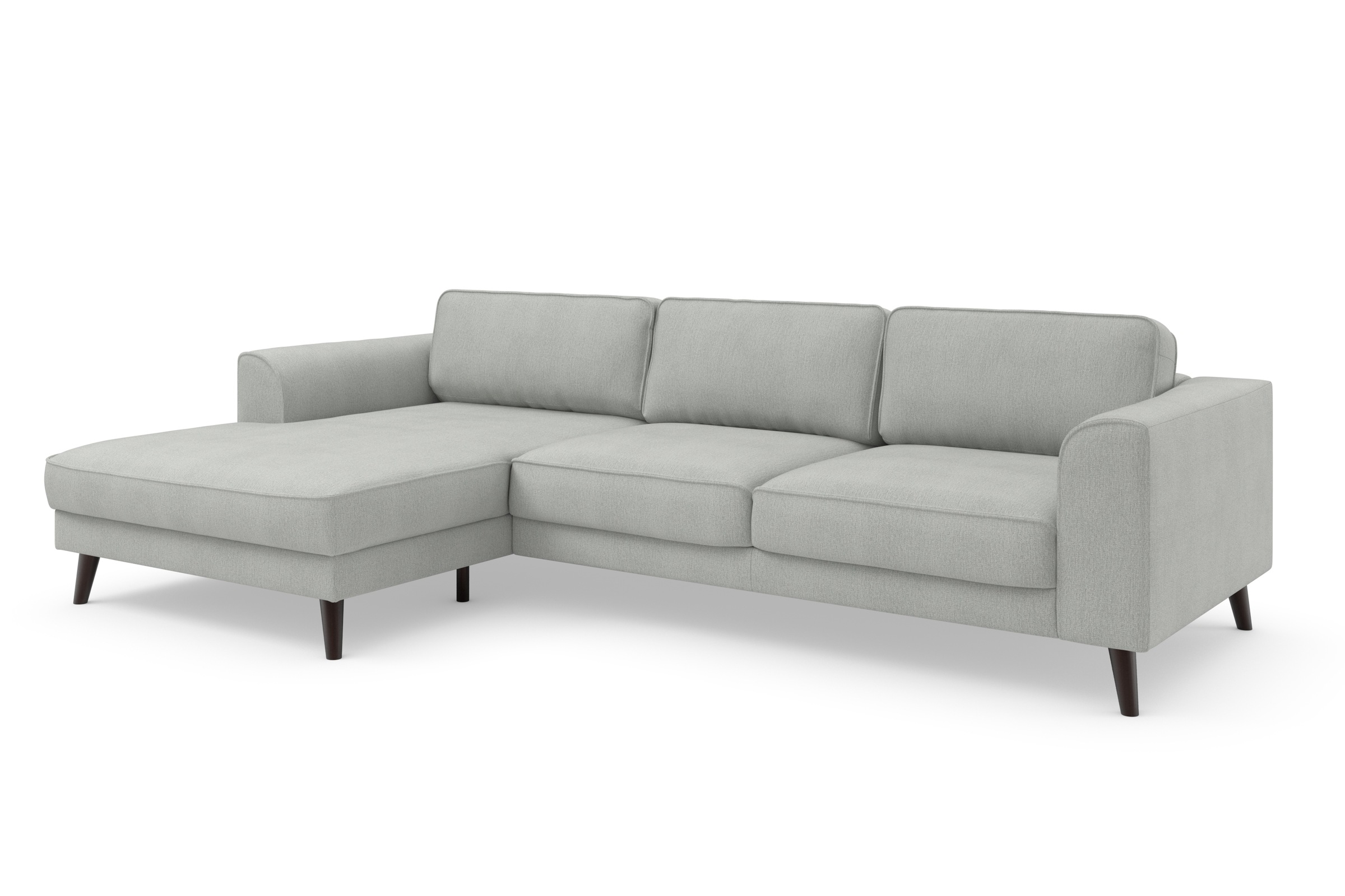 TRENDMANUFAKTUR Ecksofa »Lumber Jack, elegantes Designsofa, zeitlos modern, hoher Sitzkomfort«, wahlweise mit Bettfunktion u. Bettkasten, L-Form