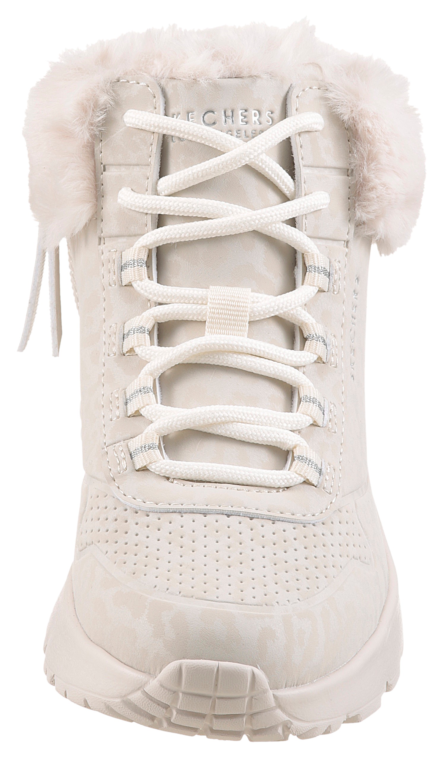 Skechers Winterboots »UNO LITE«, Schnürboots mit Reißverschluss, Größenschablone zum Download