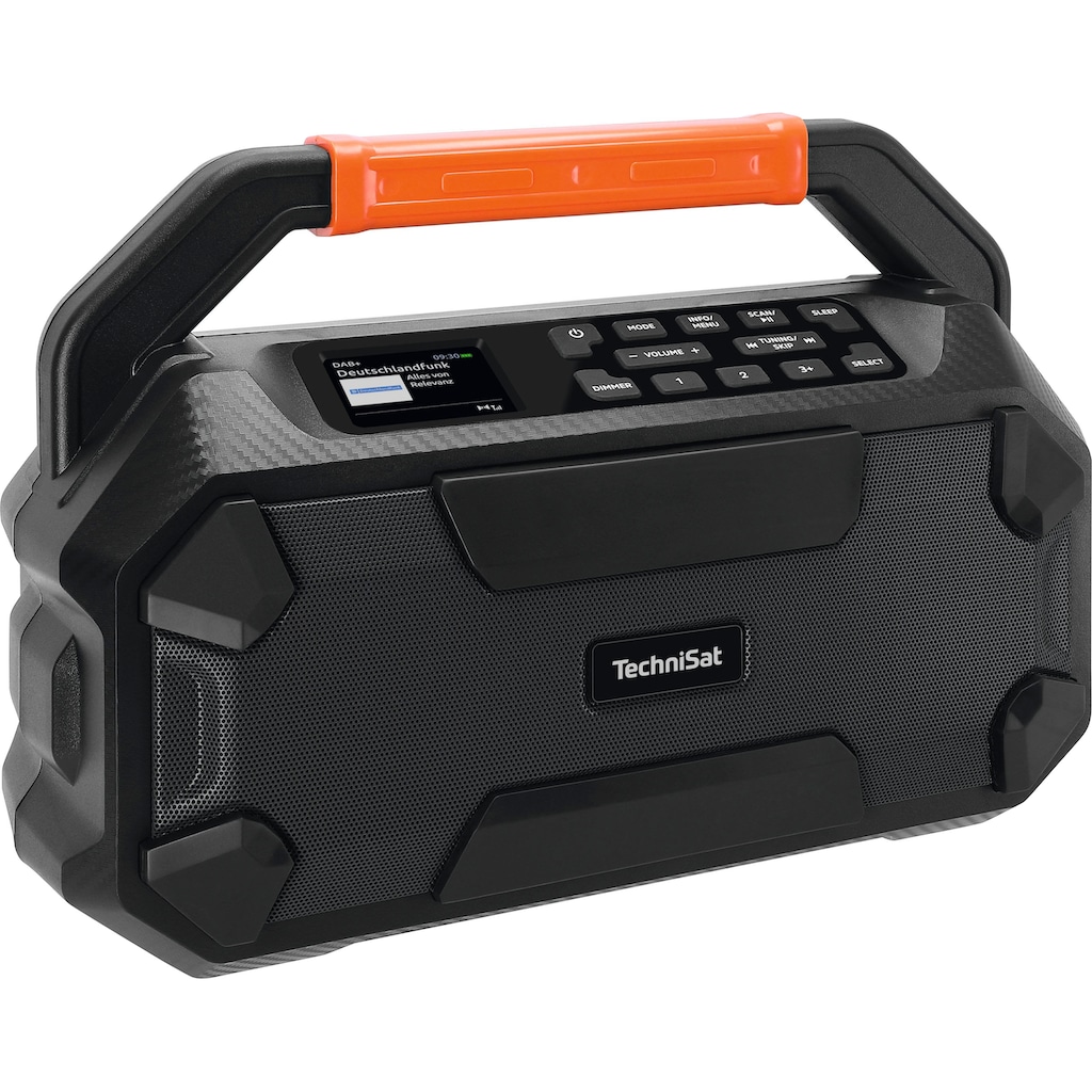 TechniSat Baustellenradio »DIGITRADIO 231 OD«, (Bluetooth Digitalradio (DAB+)-UKW mit RDS 16 W)