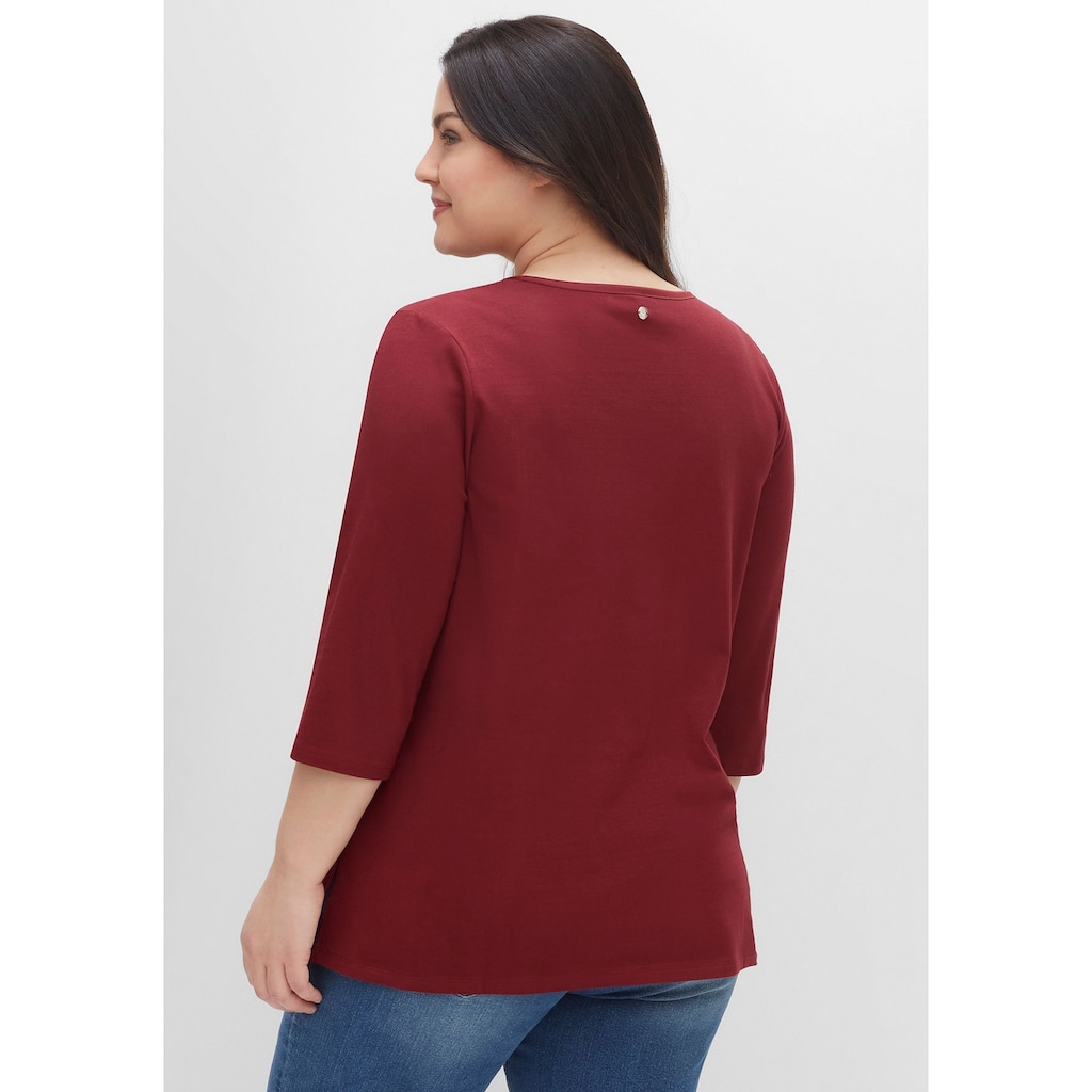 Sheego 3/4-Arm-Shirt »Große Größen«