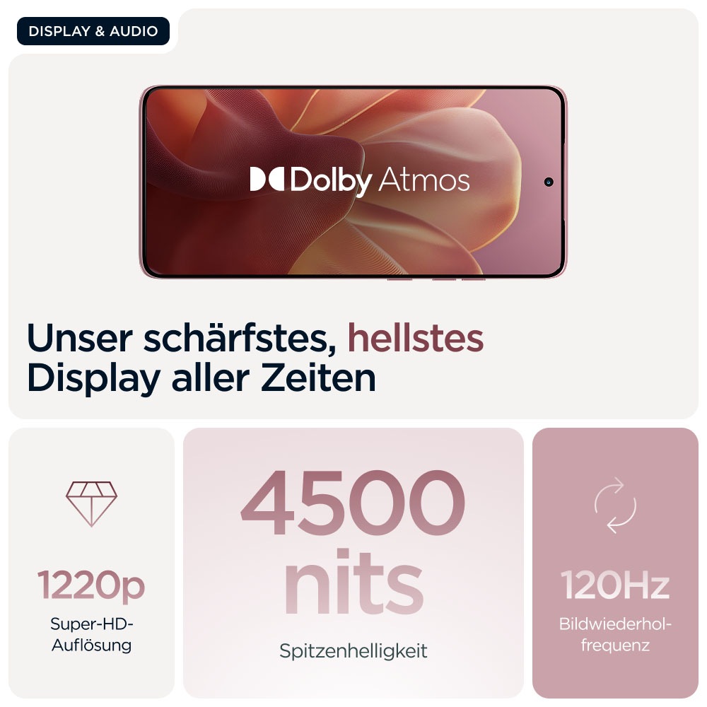 Motorola Smartphone »Edge 60 Fusion 256GB«, Zephyr