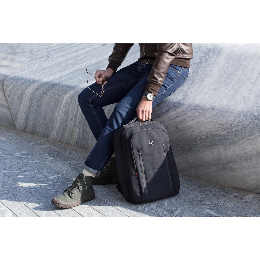 Wenger Laptoprucksack »City Traveler, schwarz«