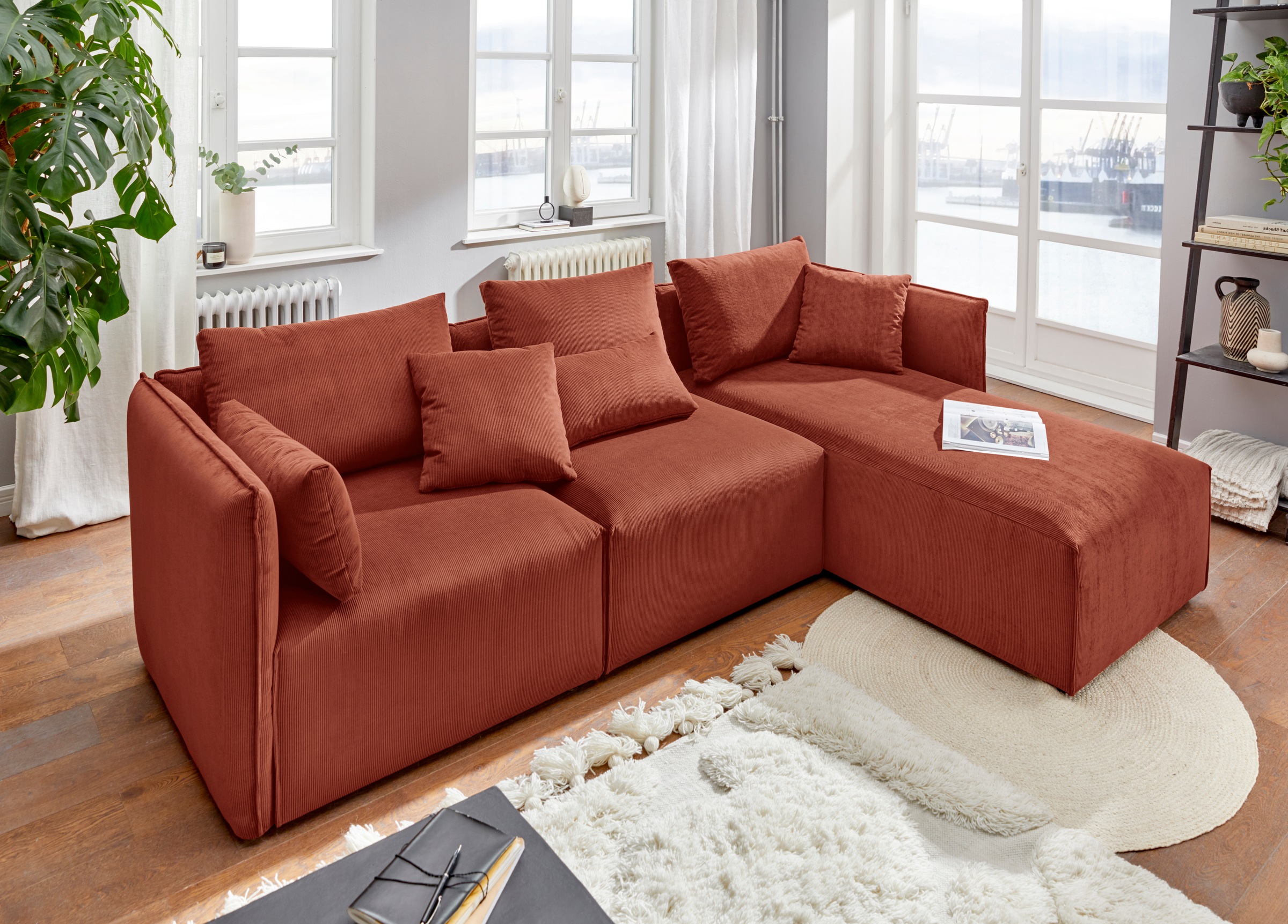 OTTO home Ecksofa "Nöre L-Form" 3 Teile, in vielen Bezugsqualitäten und Far günstig online kaufen