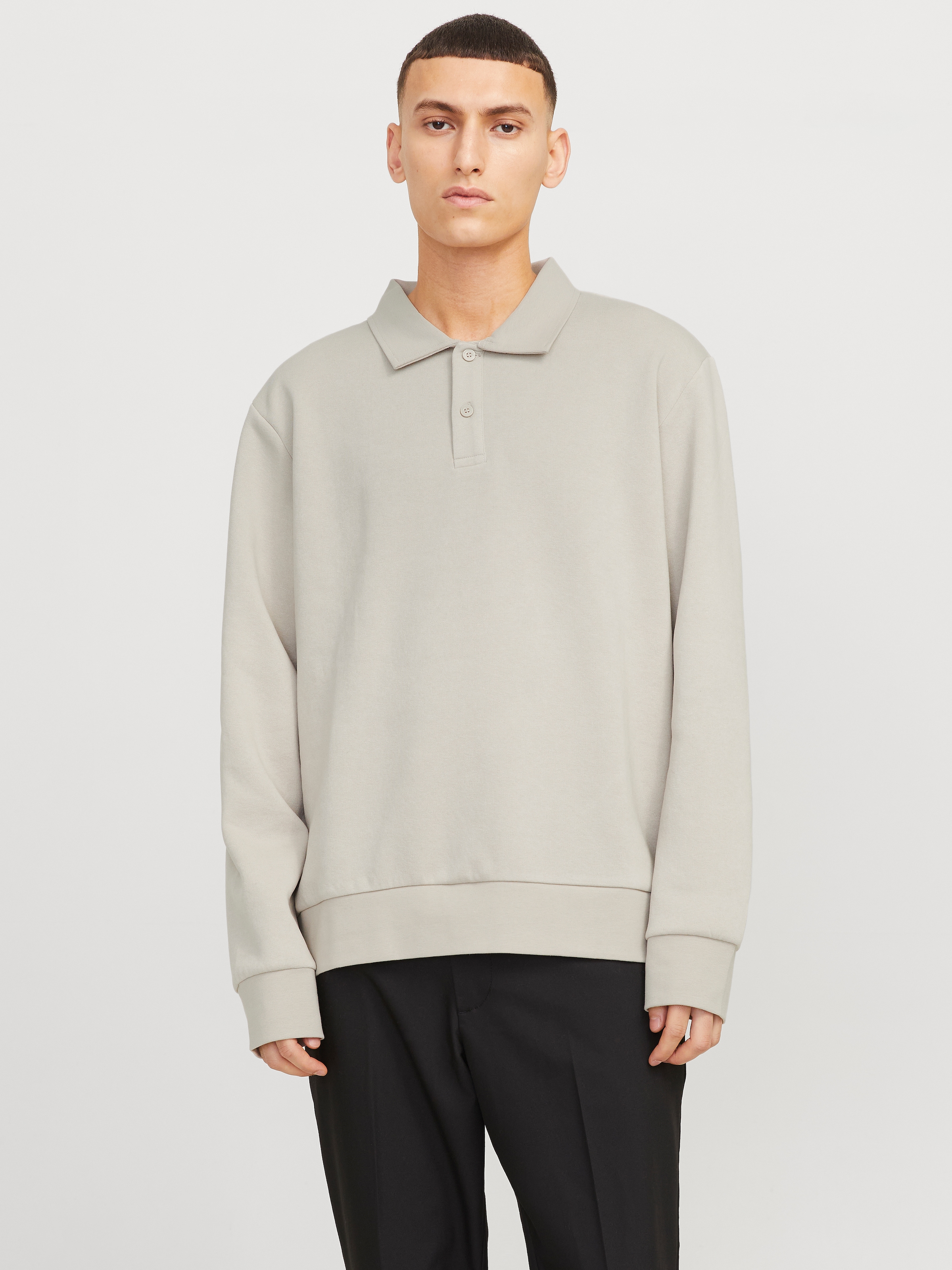 Jack & Jones Sweatshirt "JJEBRADLEY SWEAT POLO NOOS" günstig online kaufen