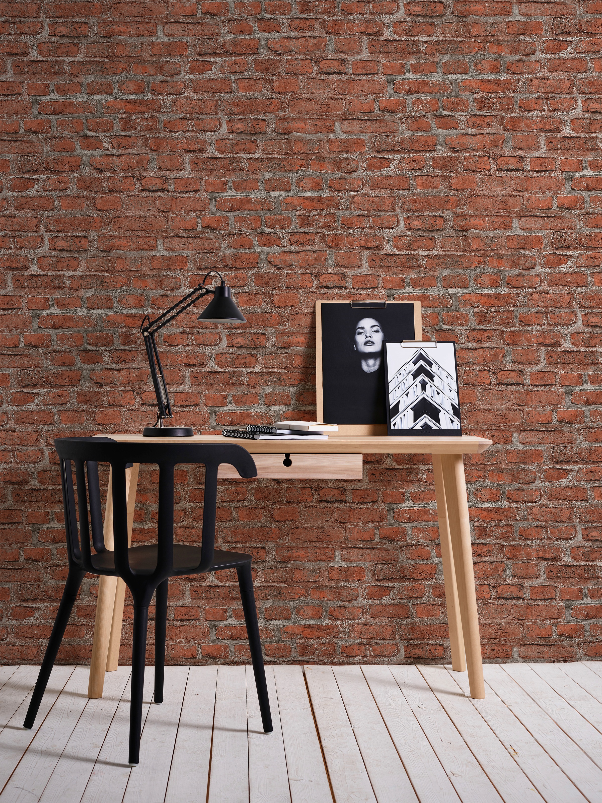 living walls Vliestapete »Neue Bude 2.0«, Steinoptik-gemustert-Motiv, Landhaus Tapete Stein Tapeten Wohnzimmer Schlafzimmer Küche Flur Optik