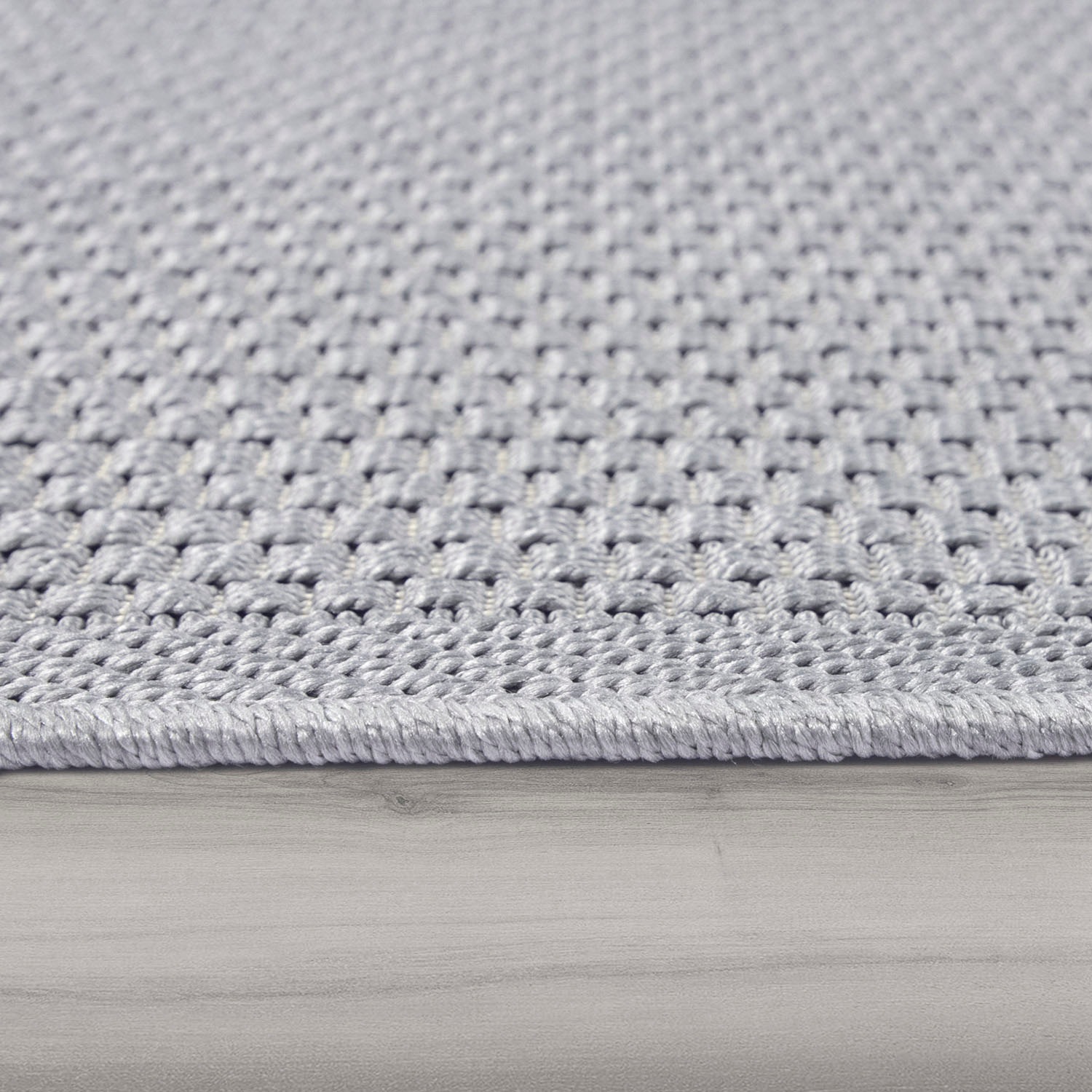 Teppich PACO HOME "Timber 125", grau, B:200cm H:4mm L:350cm, Polypropylen, Teppiche, Teppich, Flachgewebe, Sisal Optik, auch als Läufer, In- und Outdoor geeignet 3
