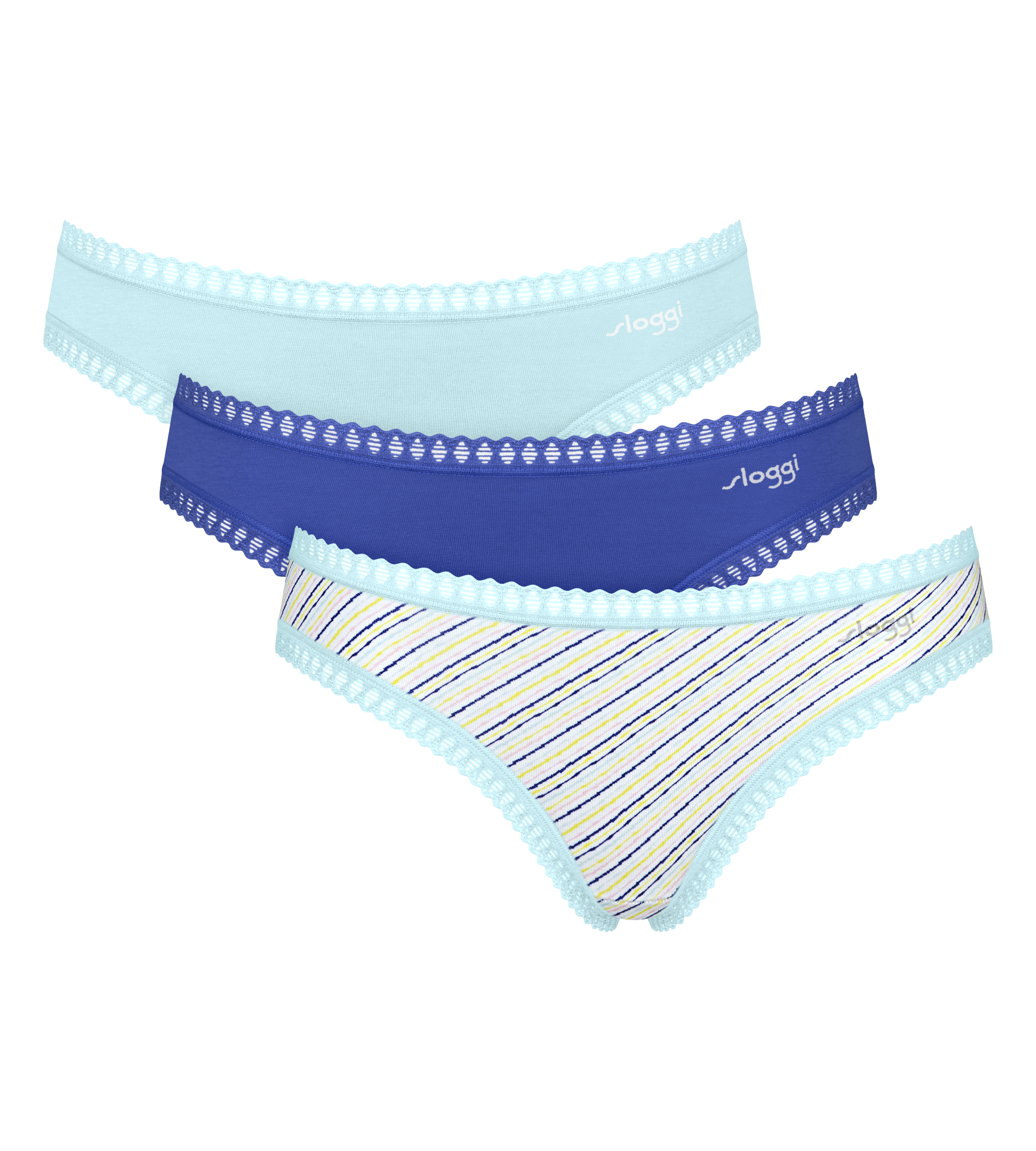 sloggi Minislip "GO Crush Mini C3P" 3er Pack, mit Spitzendetails günstig online kaufen