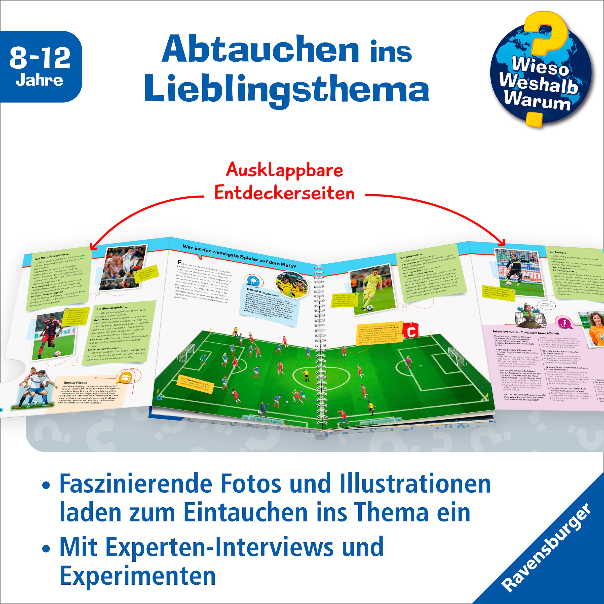 Ravensburger Buch »Wieso? Weshalb? Warum?, ProfiWissen, Band 15: Fußball«