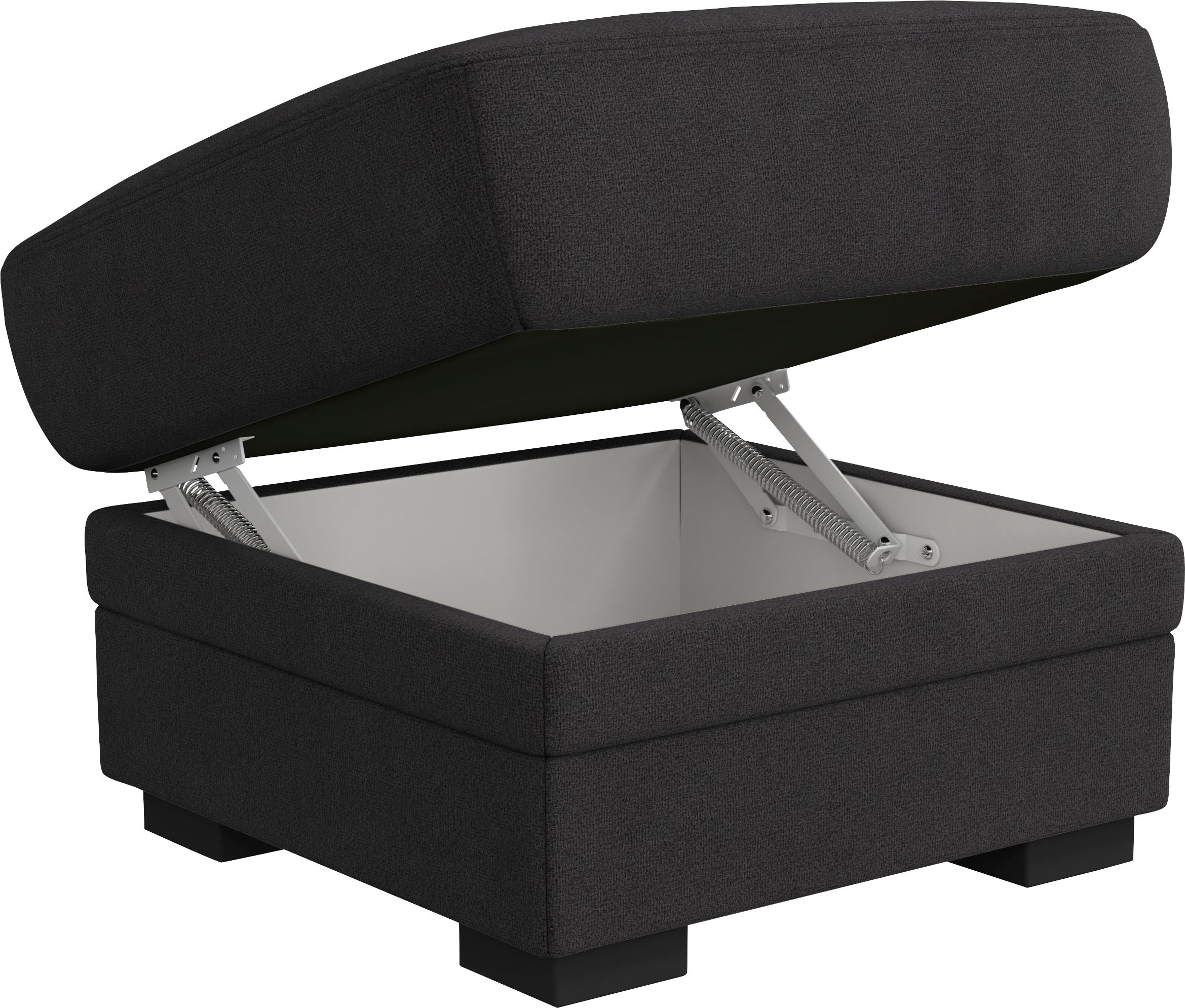 COTTA Marcus Storage Ottoman Black 3