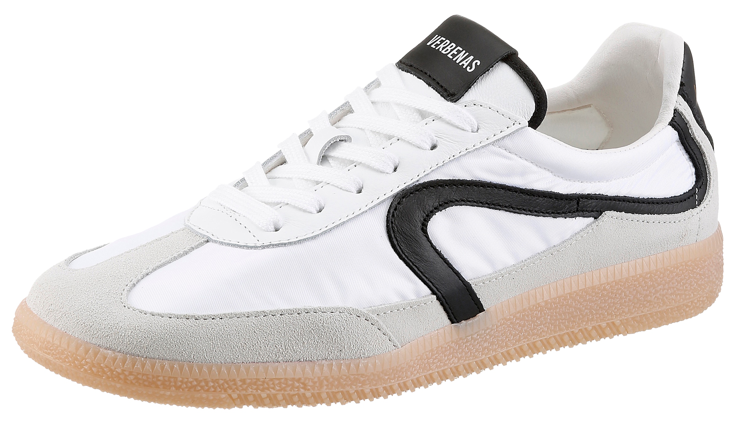 VERBENAS Sneaker "SIMON" Retrosneaker, Schnürschuh, Freizeitsneaker mit honigfarbener Laufsohle