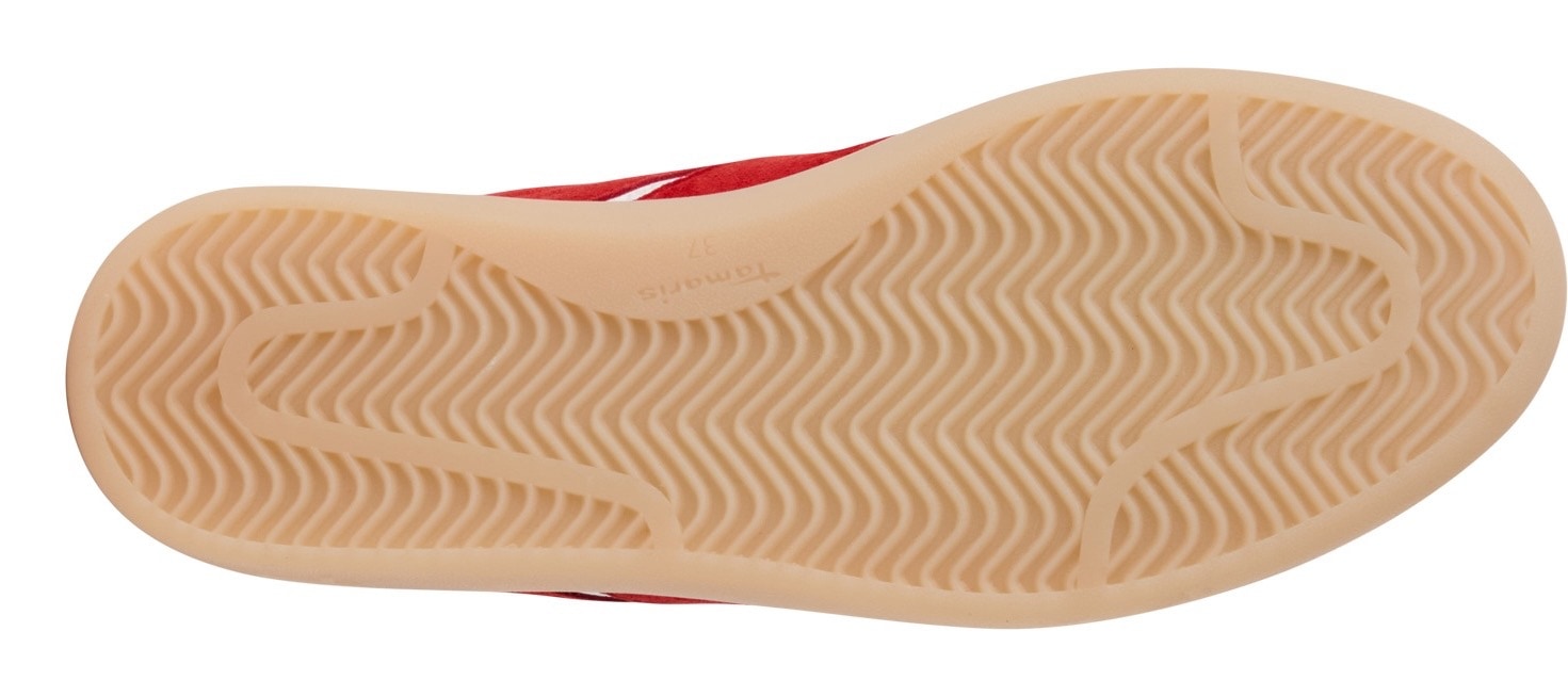 Tamaris Plateausneaker, Freizeitschuh, Halbschuh, Schnürschuh mit gepolstertem Schaftrand